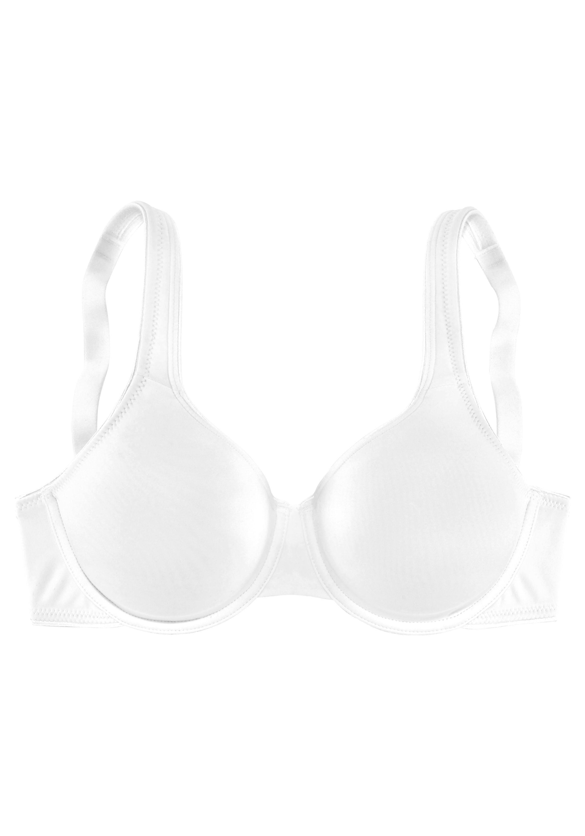 LASCANA Minimizer-BH, mit Bügel und nahtlosen Cups, aus seidiger Microfaser, Basic Dessous