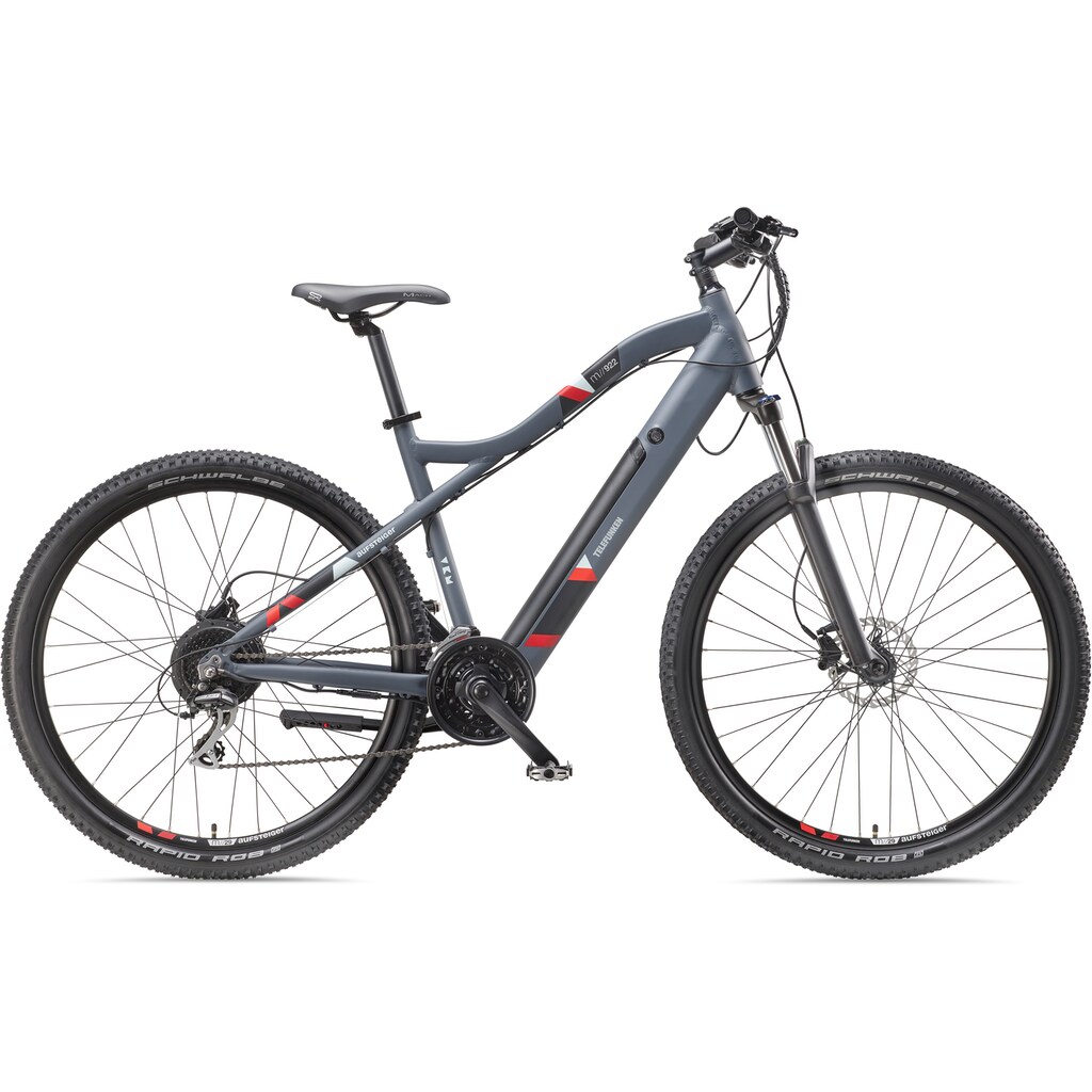 Telefunken E-Bike »Aufsteiger M922«, 24 Gang, Shimano, Acera, Heckmotor 250 W