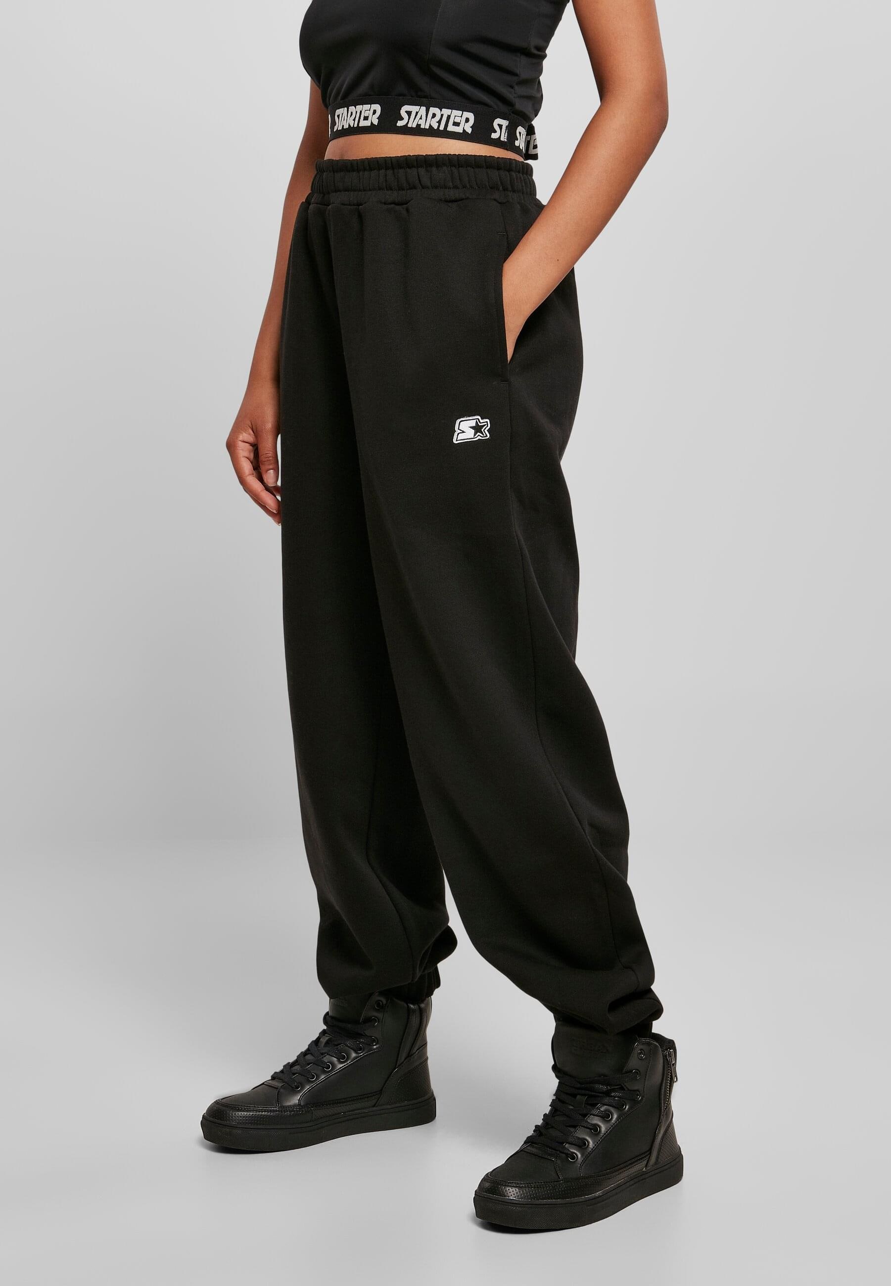 tlg.) | (1 »Damen Starter Starter Stoffhose Label Sweat Ladies kaufen Black Pants«, Essential BAUR