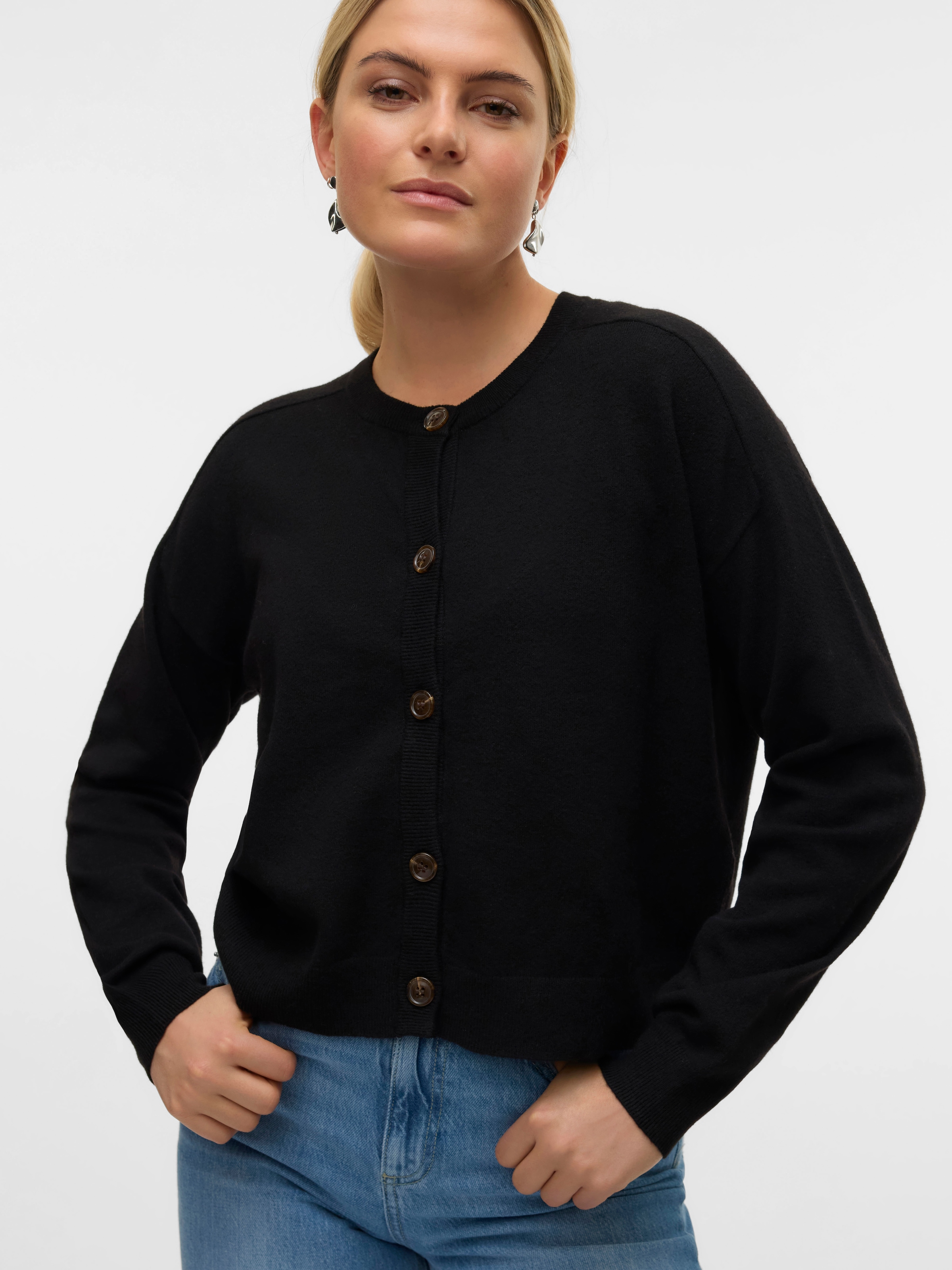 Vero Moda Strickjacke "VMFANTASTIC LS O-NECK CARDIGAN GA BOO" günstig online kaufen