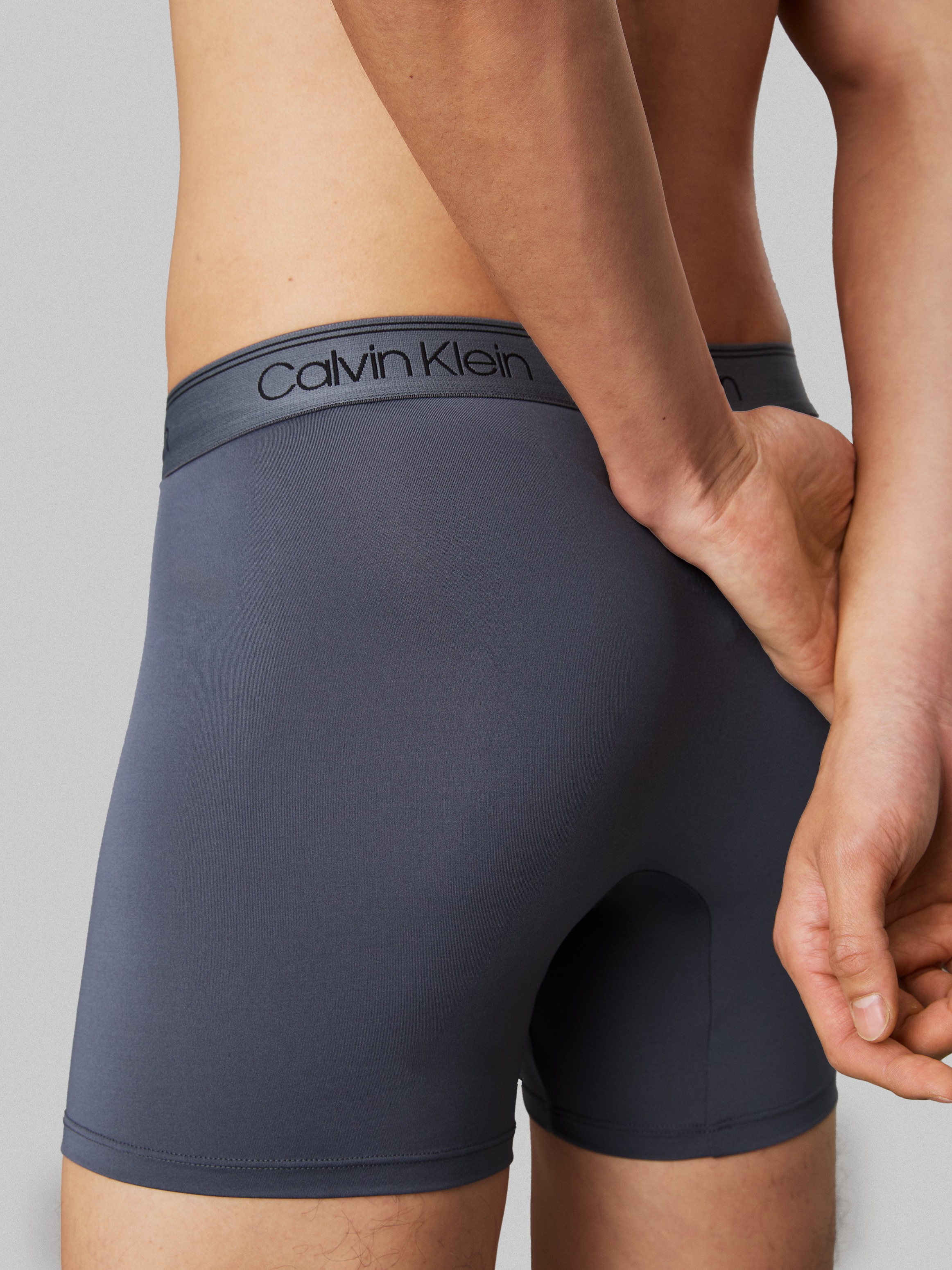 Thumbnail - Calvin Klein Underwear Boxer "BOXER BRIEF 3PK" Packung, 3er-Pack, mit längerem Bein & Logo-Elastikbund