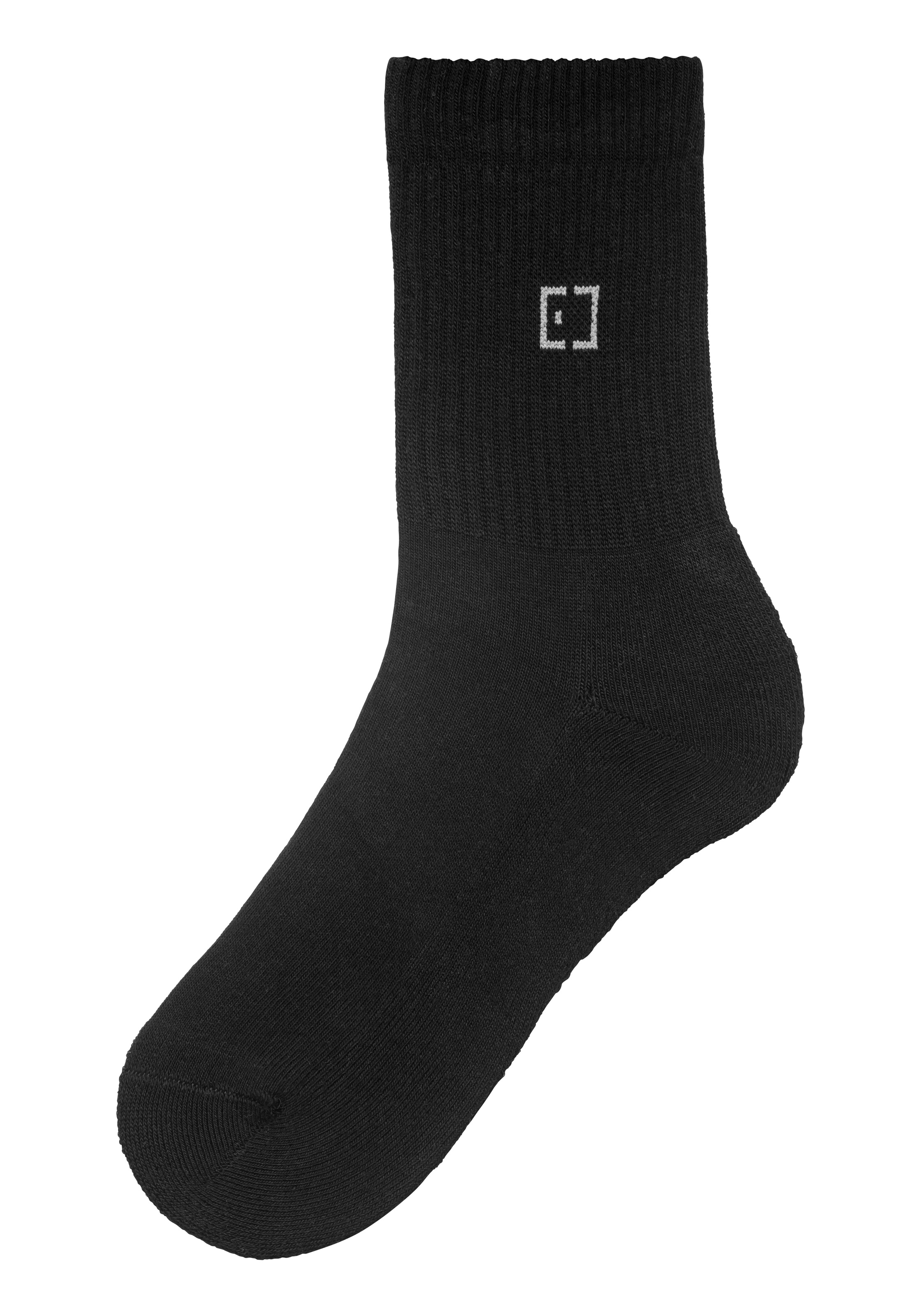 Elbsand Socken, (Packung, 3 Paar), mit Frottee und eingestricktem Markenlogo