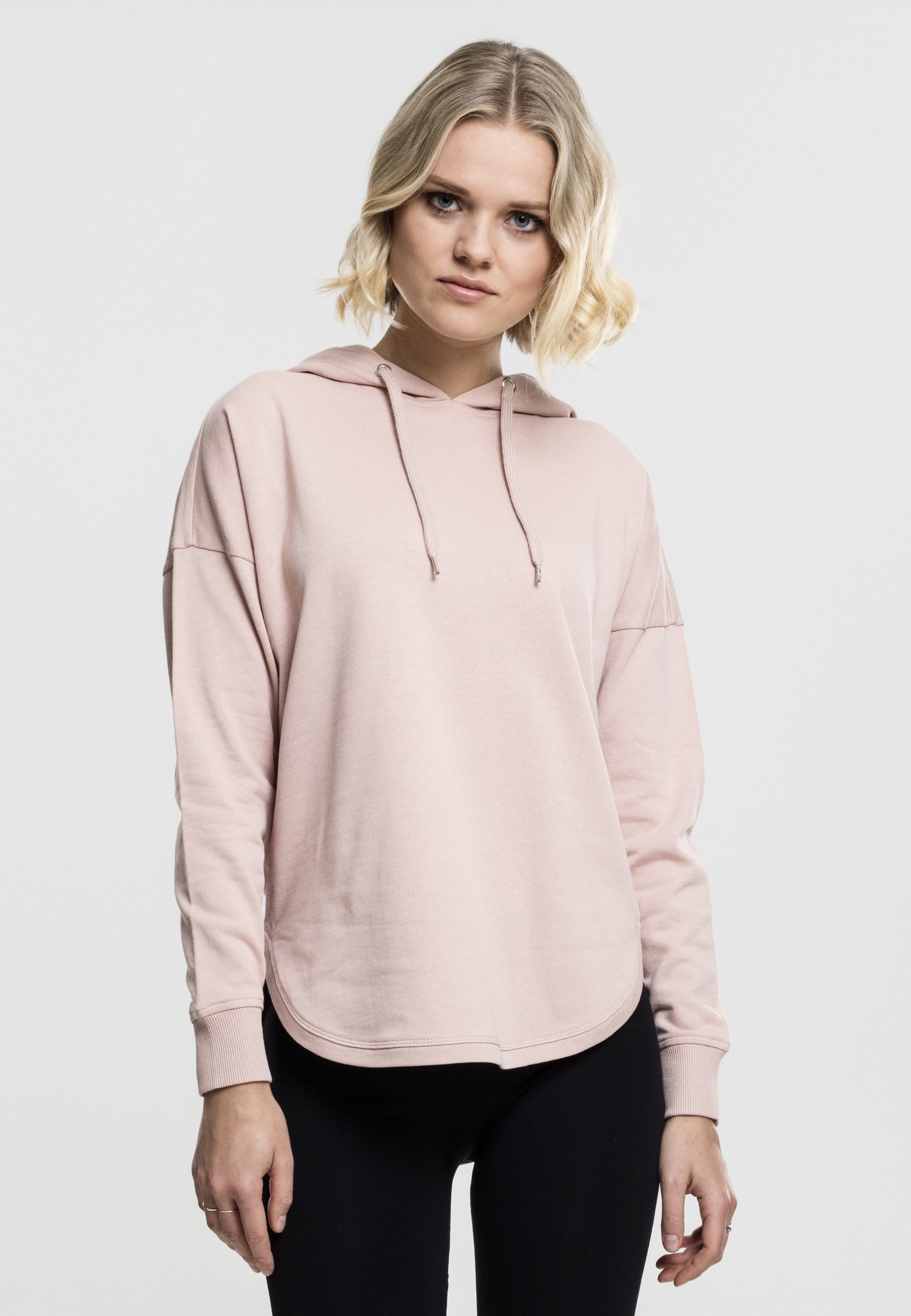 URBAN CLASSICS Rundhalspullover "Urban Classics Damen Ladies Oversized Terry Hoody"