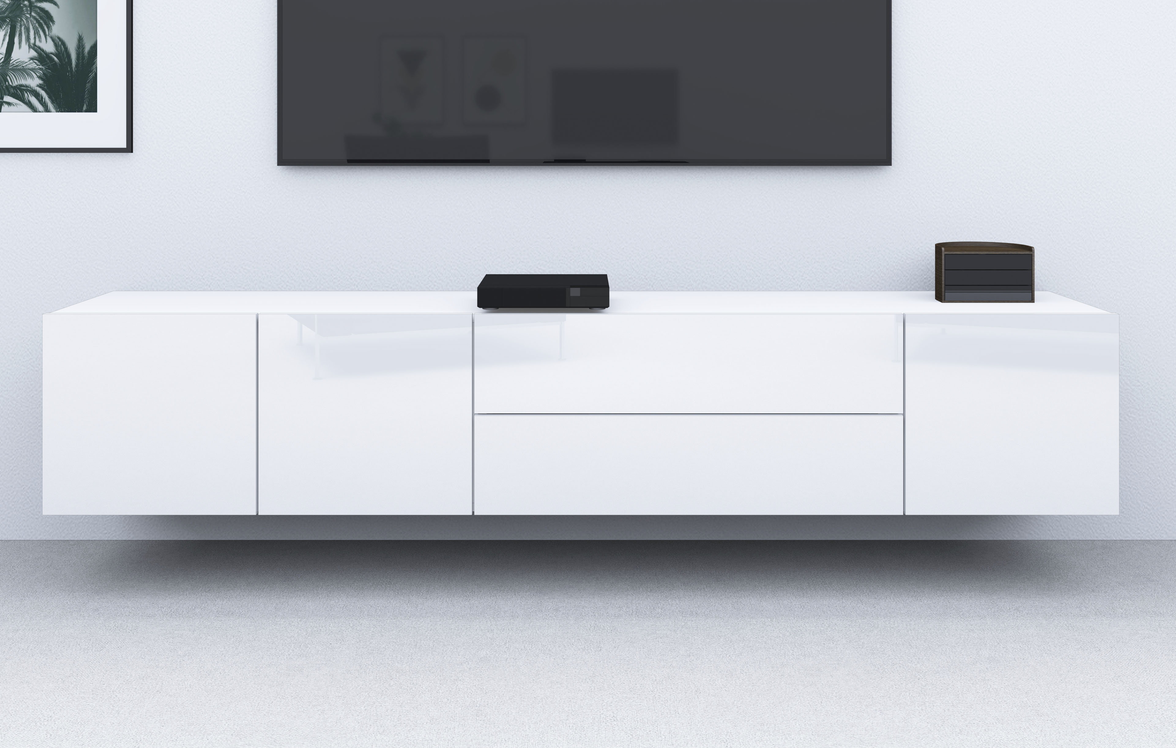 Thumbnail - borchardt Möbel Lowboard "Sophia, TV-Schrank Breite 190 cm" Breite 190 cm, hängend montierbar