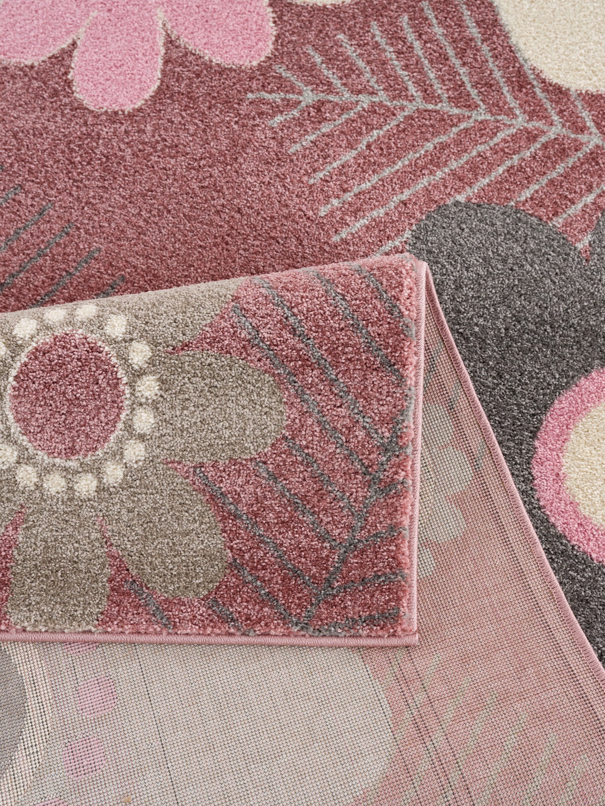 Lüttenhütt Kinderteppich »Johanna«, rechteckig, Design mit Blumen, ideale  Wende-Teppiche fürs Kinderzimmer bestellen | BAUR