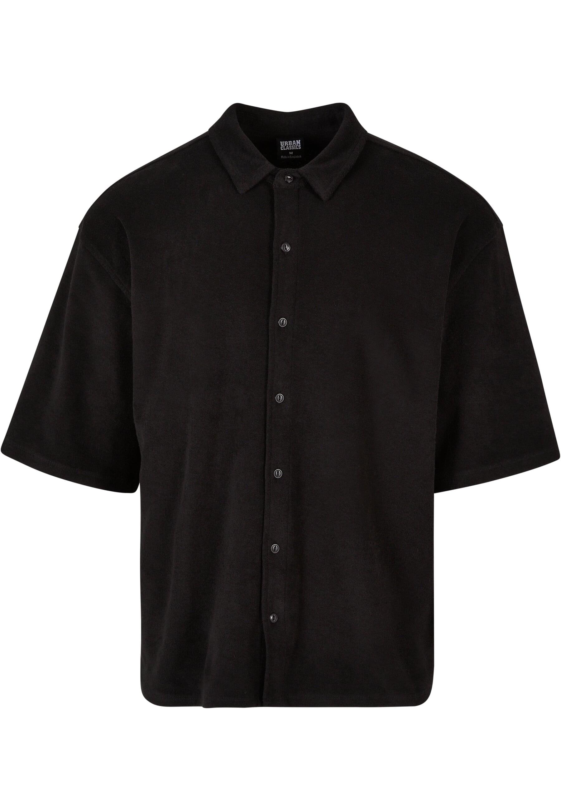 URBAN CLASSICS Langarm-Poloshirt "Urban Classics Herren Boxy Towel Shirt" 1 günstig online kaufen