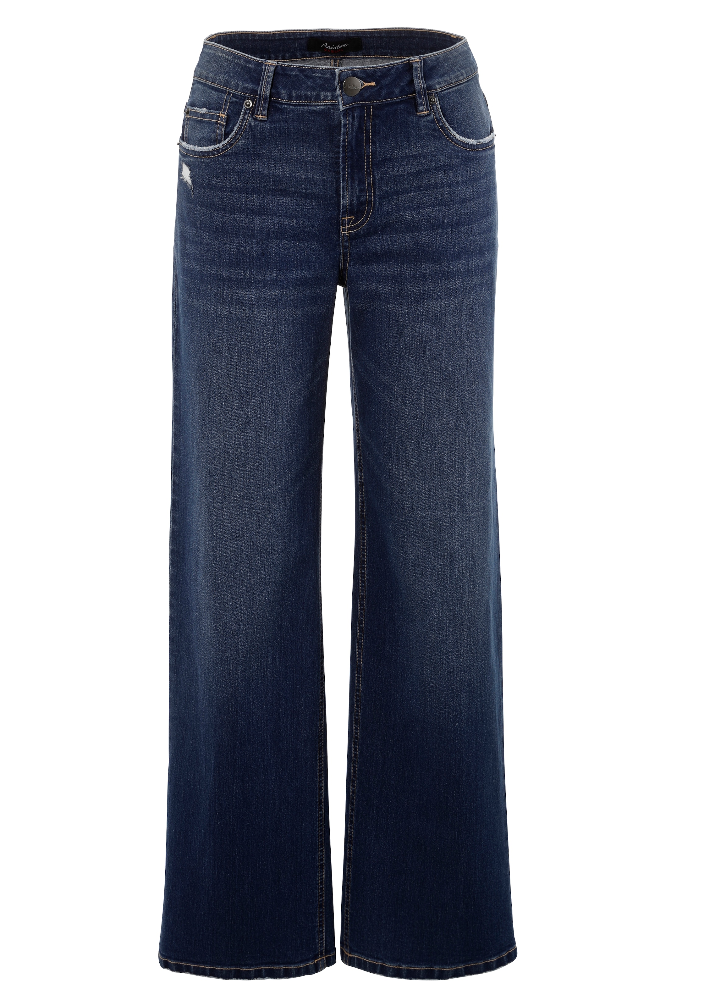 Aniston CASUAL Straight-Jeans, mit trendig weitem Bein - NEUE KOLLEKTION