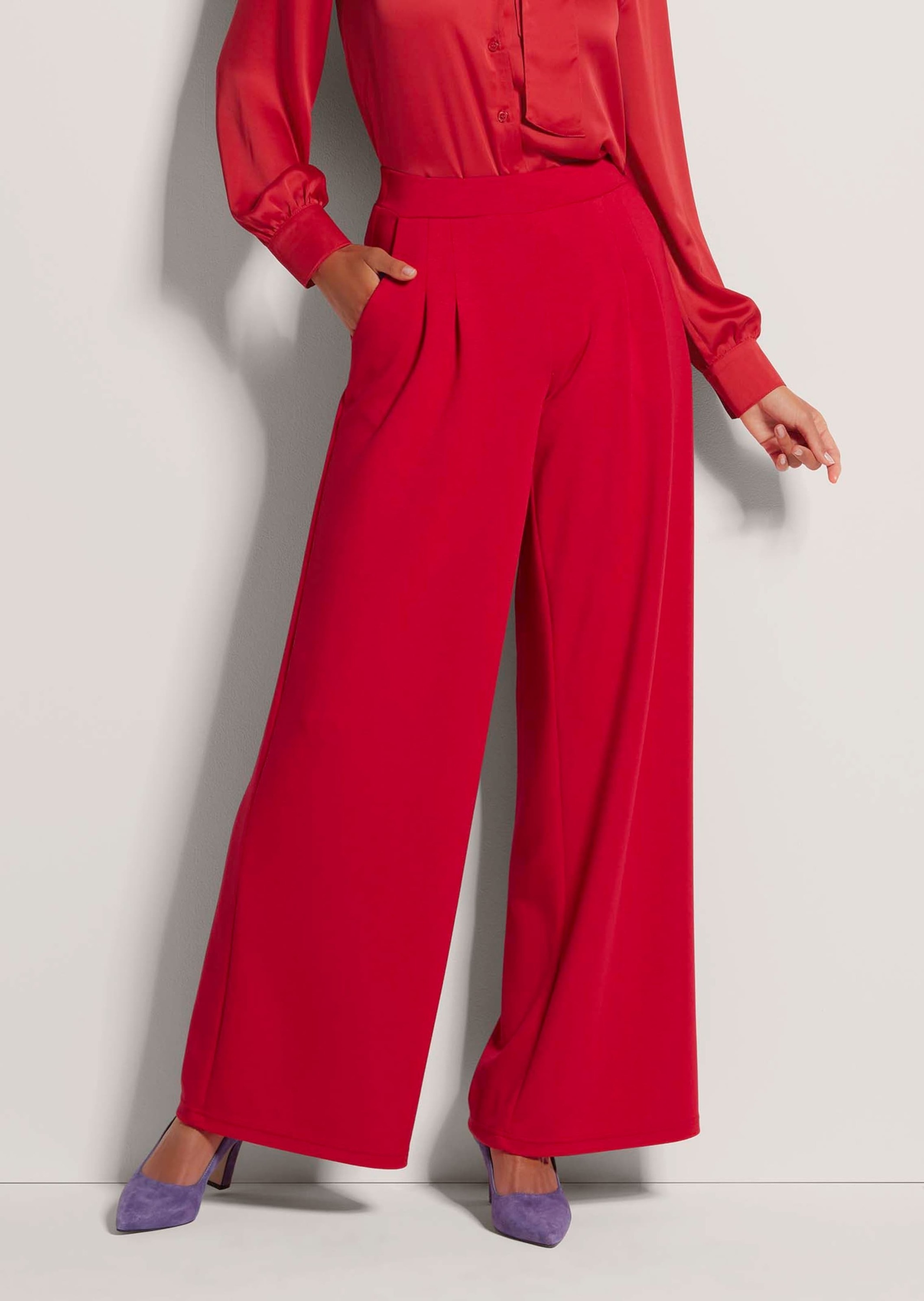 MADELEINE Stoffhose »Hose Schlupfhose mit eleganter Beinweite«