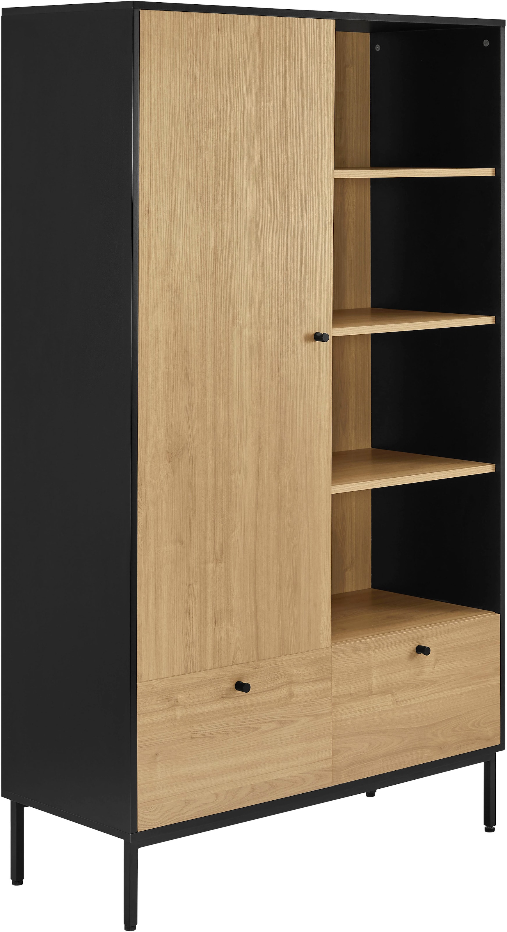 OTTO home Highboard "Tayler", pflegeleichte Melaminoberfläche, Metallgestel günstig online kaufen