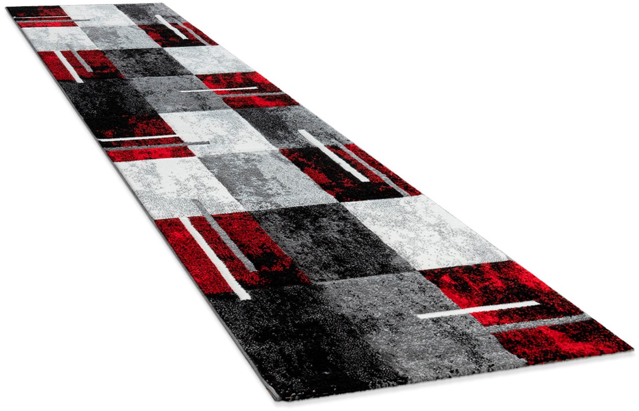 Paco Home Läufer "Diamond 663" rechteckig 18 mm Höhe Teppich-Läufer, Kurzfl günstig online kaufen