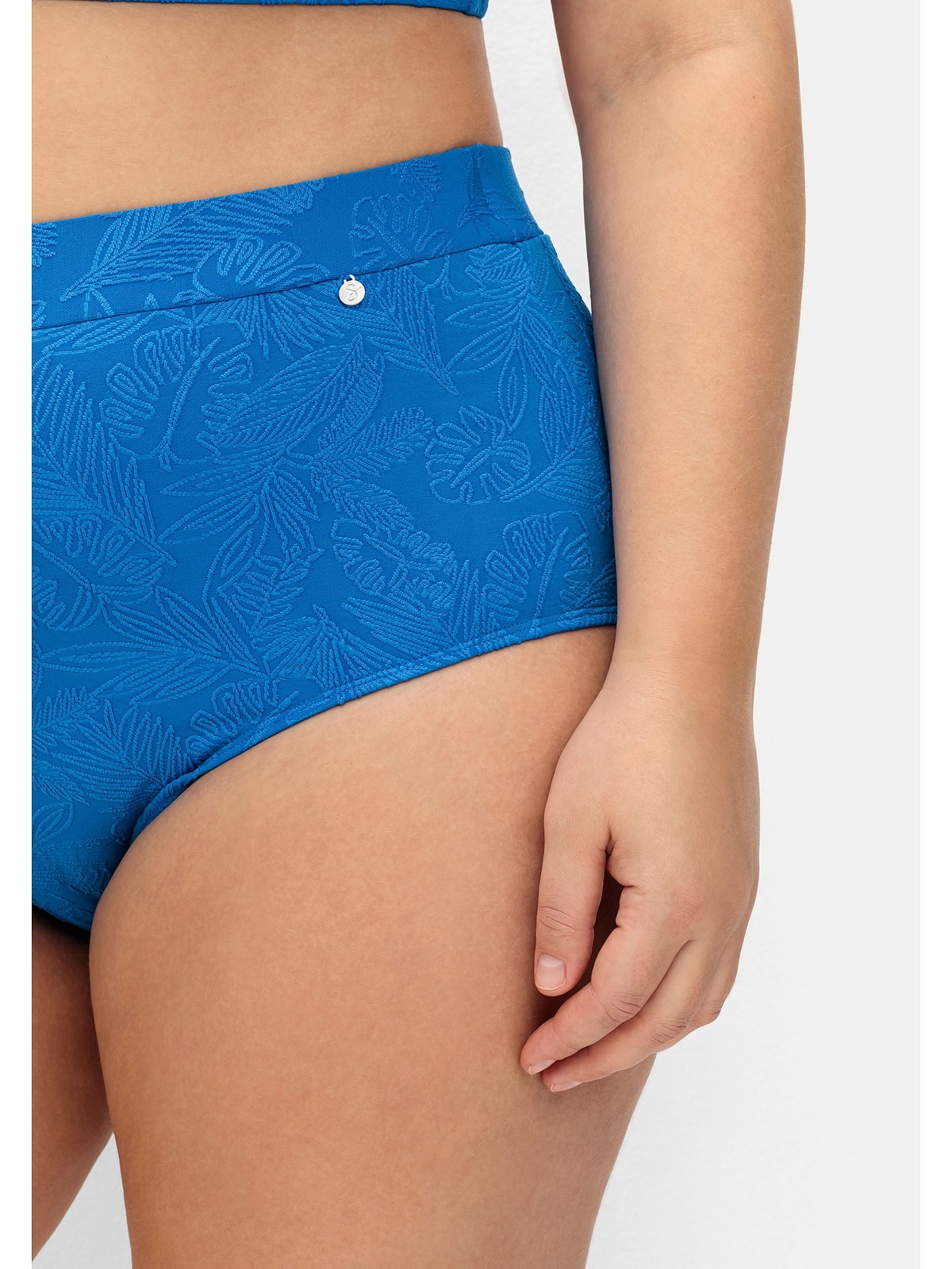 Sheego Bikini-Hose »Große Größen«, mit Blumen-Struktur