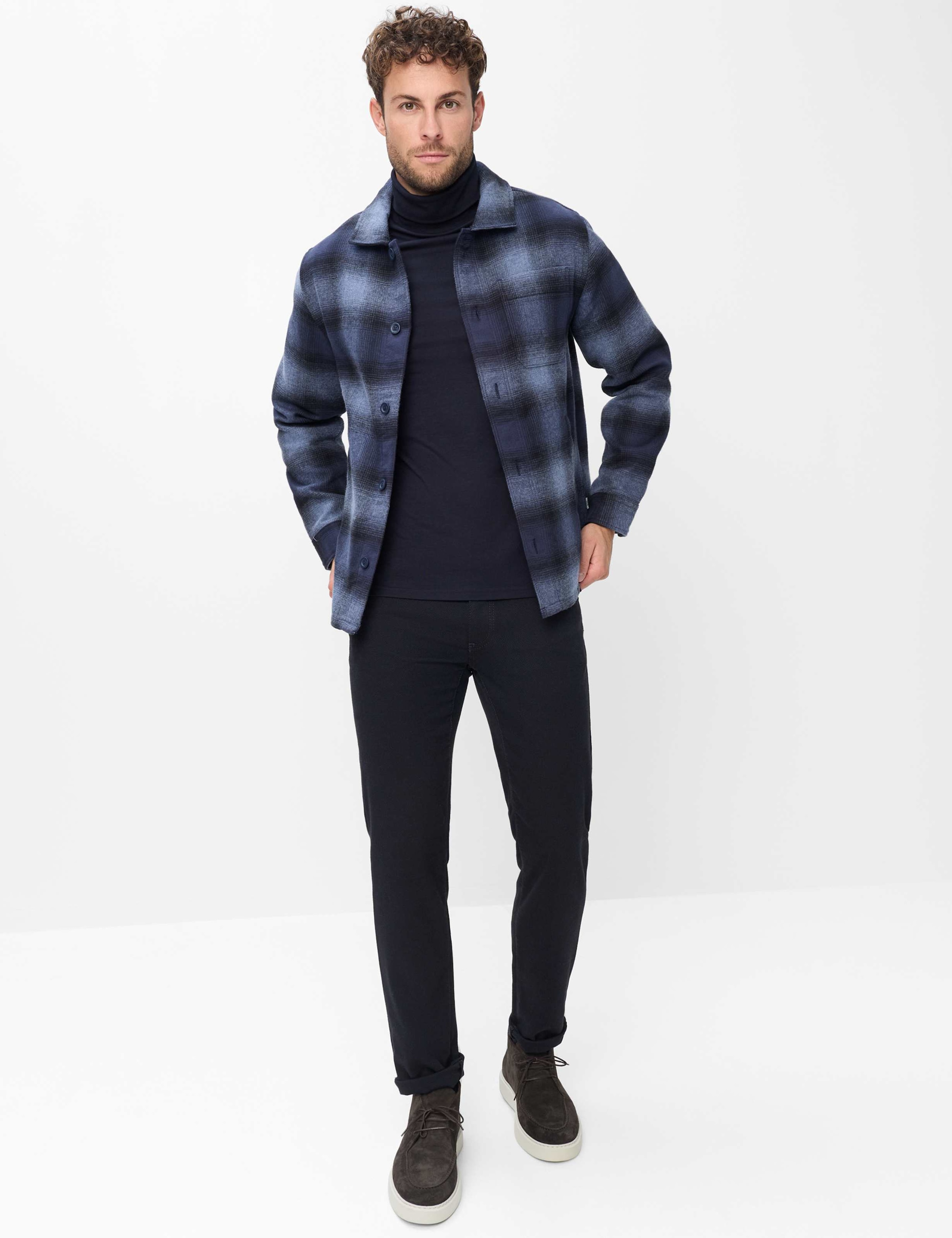 Brax 5-Pocket-Hose »Style CADIZ«  Woolook: Five-Pocket-Hose im Straight Fit