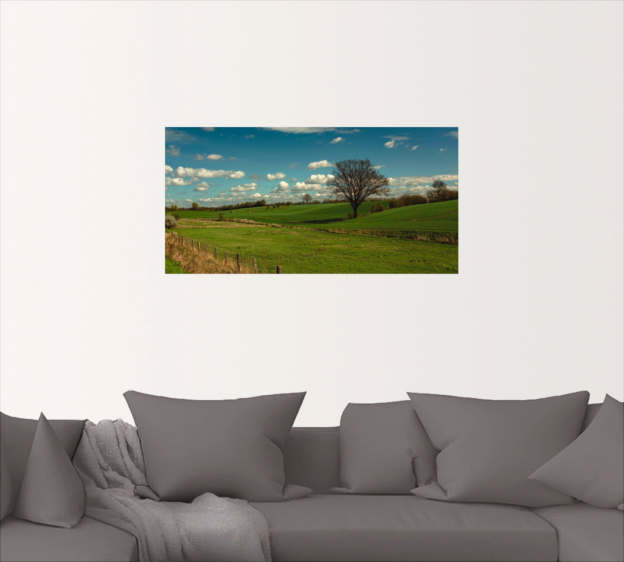 Artland Wandbild »Natur pur«, Felder, (1 St.), als Leinwandbild, Wandaufkleber in verschied. Größen