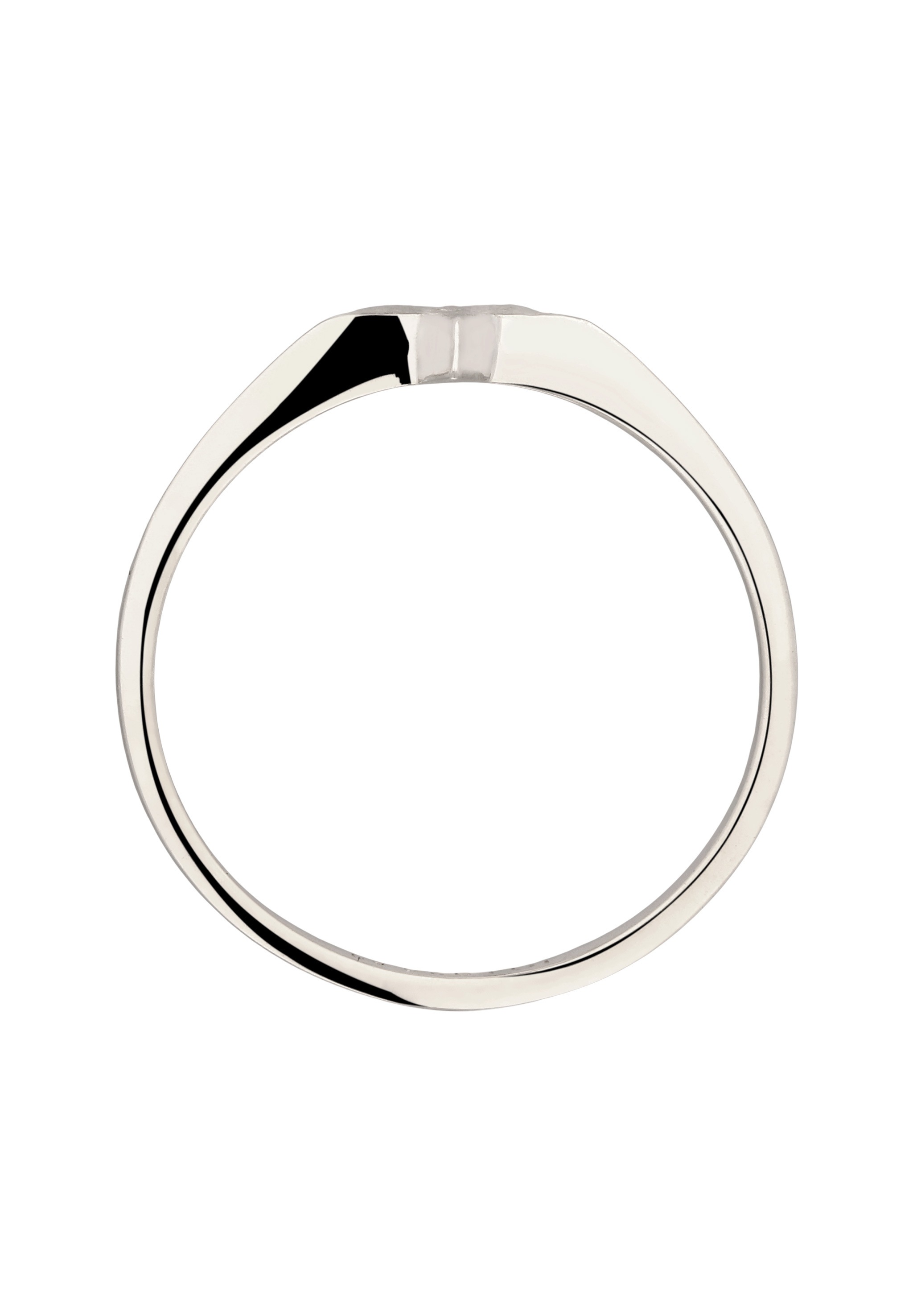 Kuzzoi Siegelring »Ring Siegeling Stern Stukturiert 925 Sterling Silber«