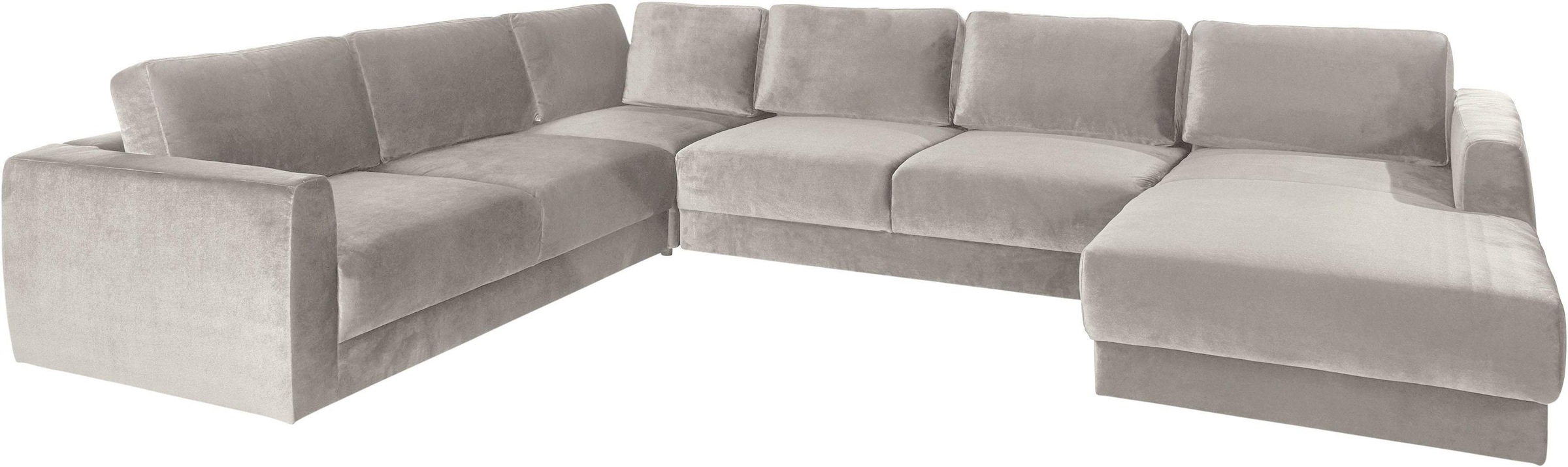 Home affaire Wohnlandschaft "Hobro U-Form" in 3 Bezugsqualitäten in vielen günstig online kaufen