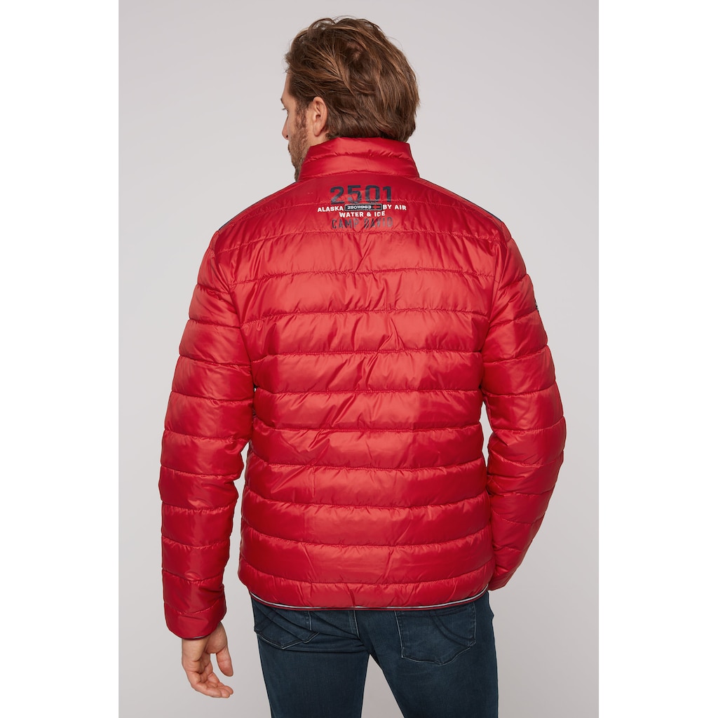 CAMP DAVID Outdoorjacke, ohne Kapuze, mit elastischem Saumabschluss