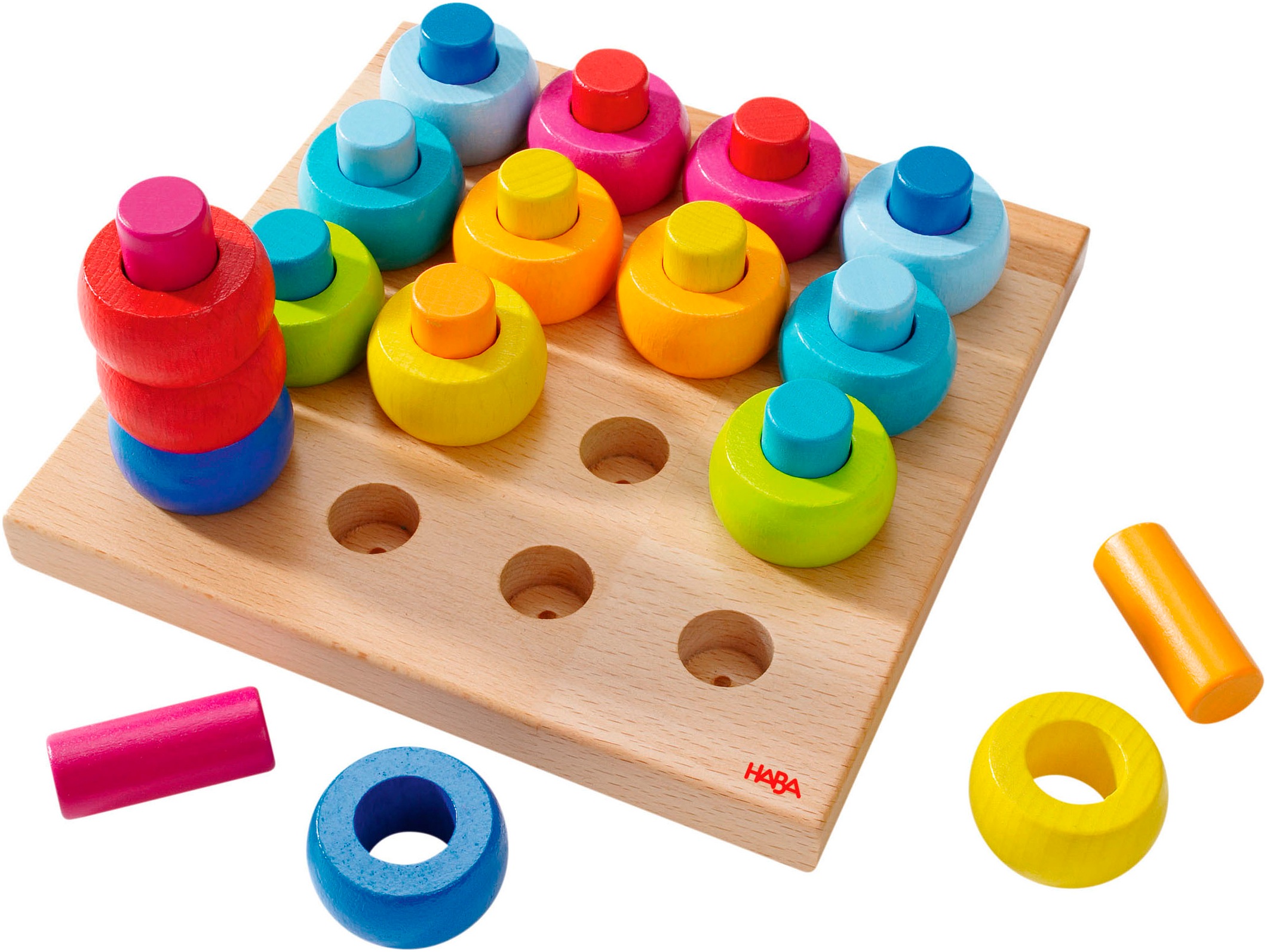 Haba Steckspielzeug »Farbkringel«, Made in Germany