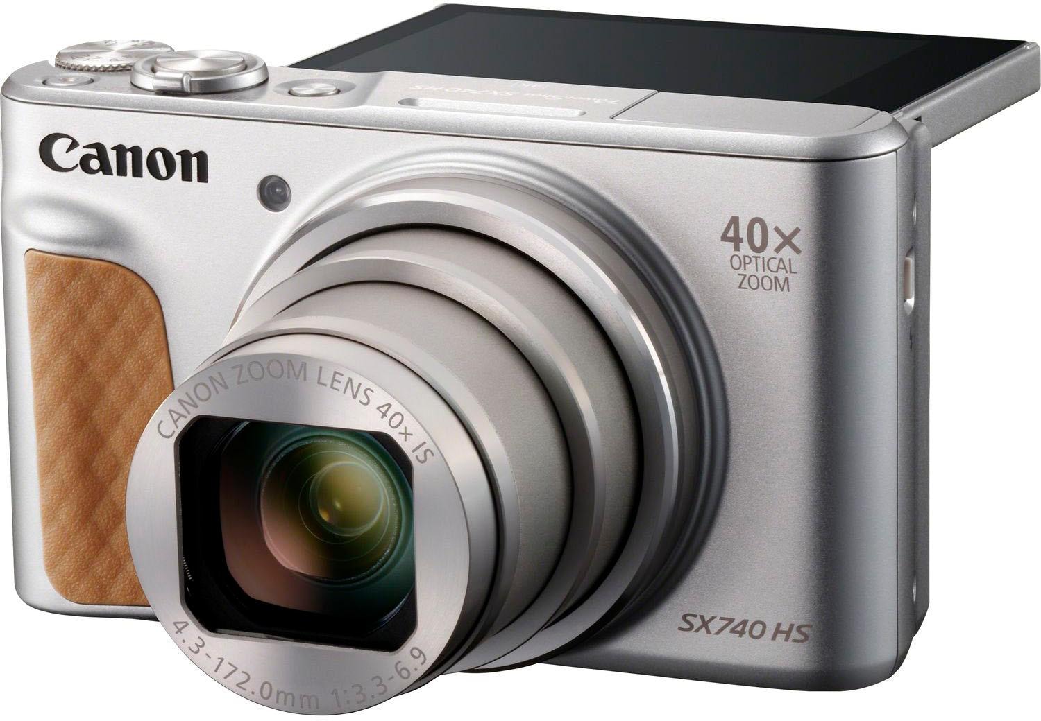 Canon Kompaktkamera »PowerShot SX740 HS«, 20,3 MP, 40 fachx opt. Zoom, Bluetooth-WLAN (Wi-Fi)