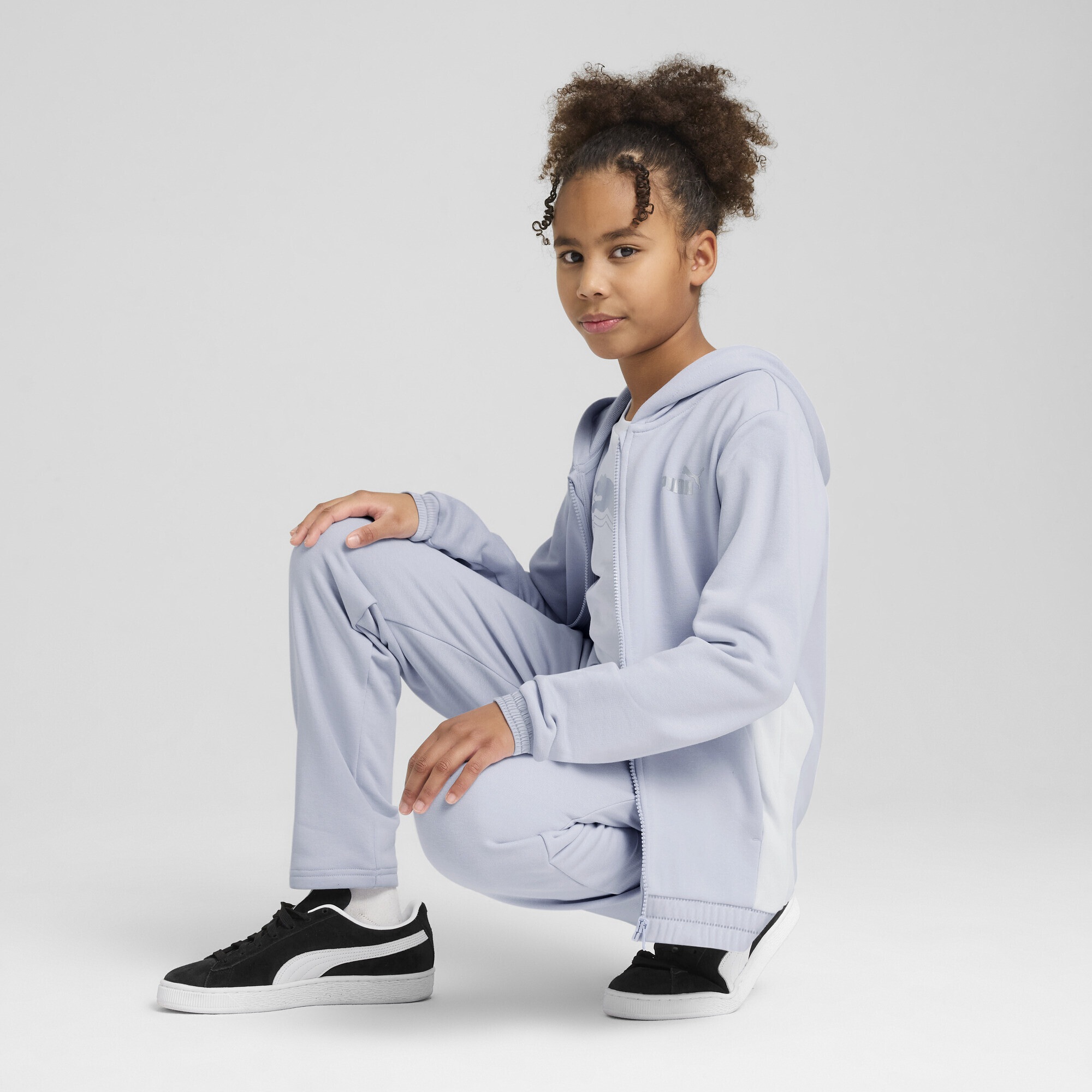 PUMA Jogginganzug »Metallic Jogginganzug mit Kapuze Mädchen«