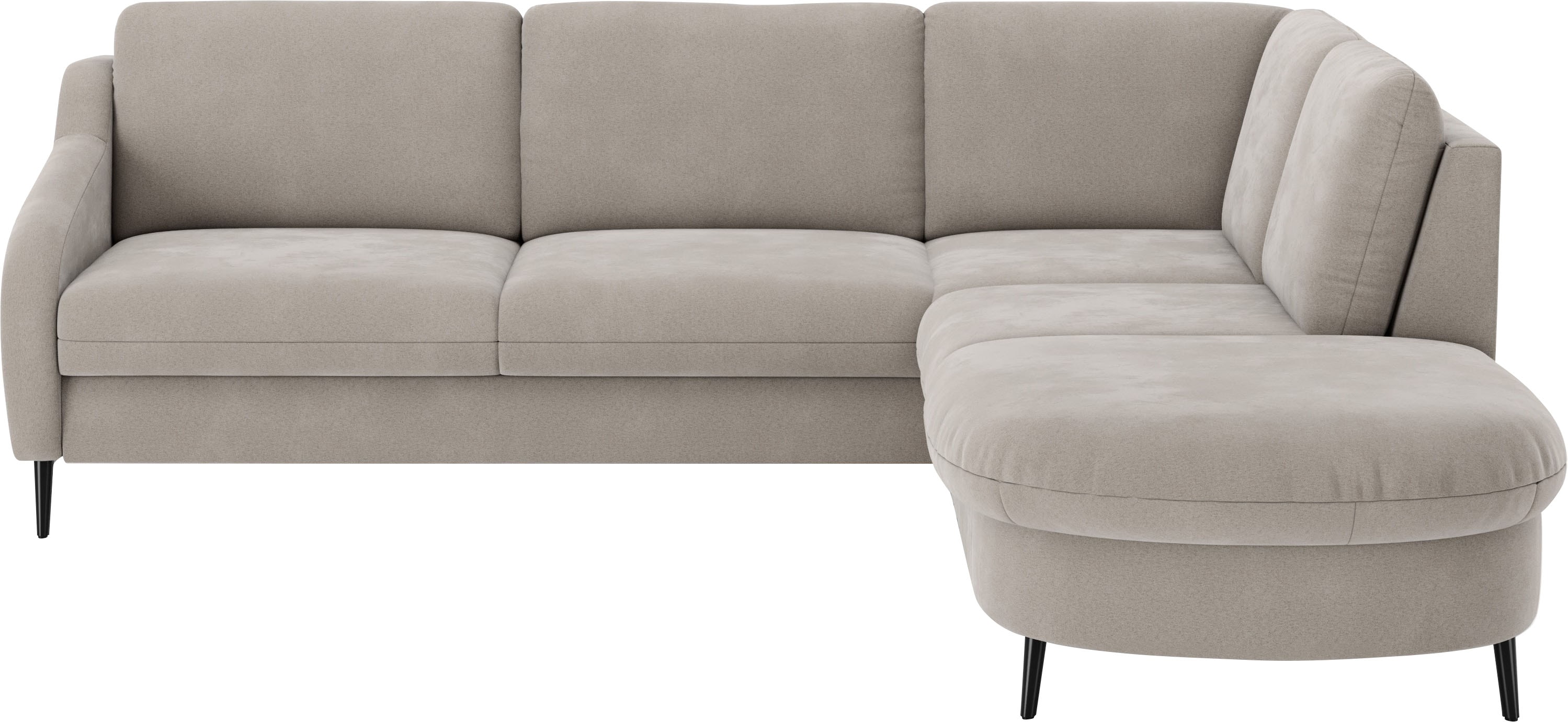 sit&more Ecksofa "Soul L-Form" wahlweise mit Schlaffunktion und Bettkasten oder Schubkasten