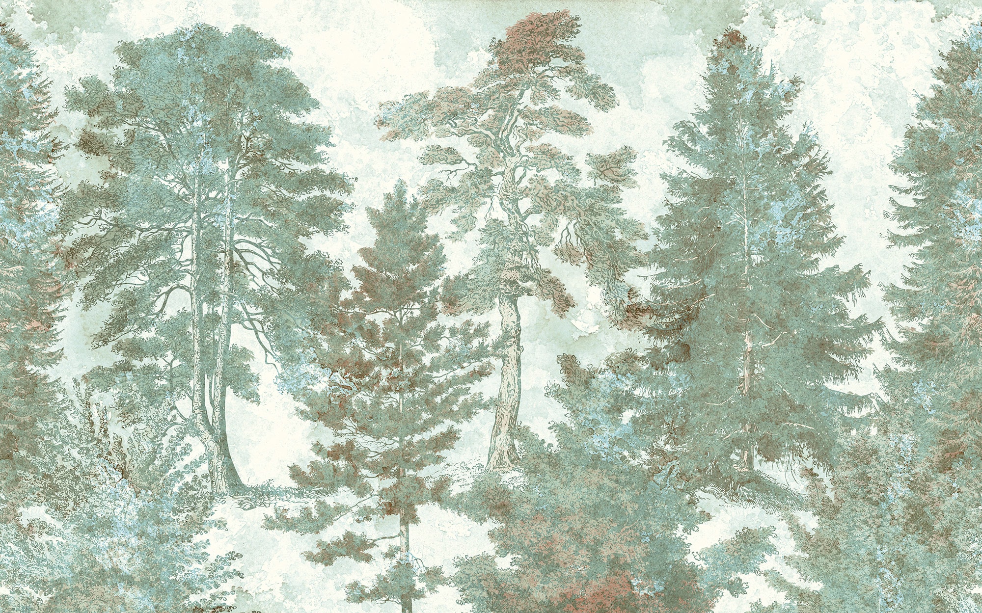 Vliestapete »Pale Panoramic«, 400x250 cm (Breite x Höhe), Vliestapete, 100 cm Bahnbreite