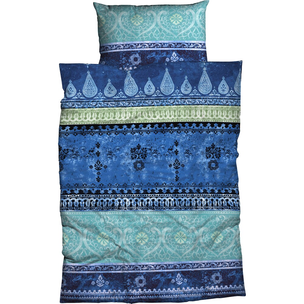 Bettwäsche »Indi mit modernen Ornamenten, aus 100% Baumwolle, in Satin oder Biber...