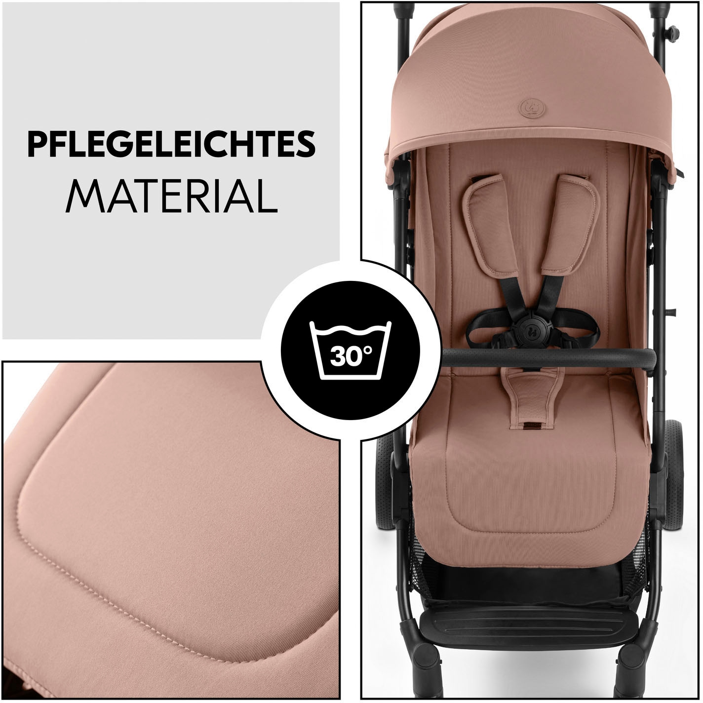 Hauck Kinder-Buggy »Travel N Care Plus Buggy, hazelnut«, 22 kg