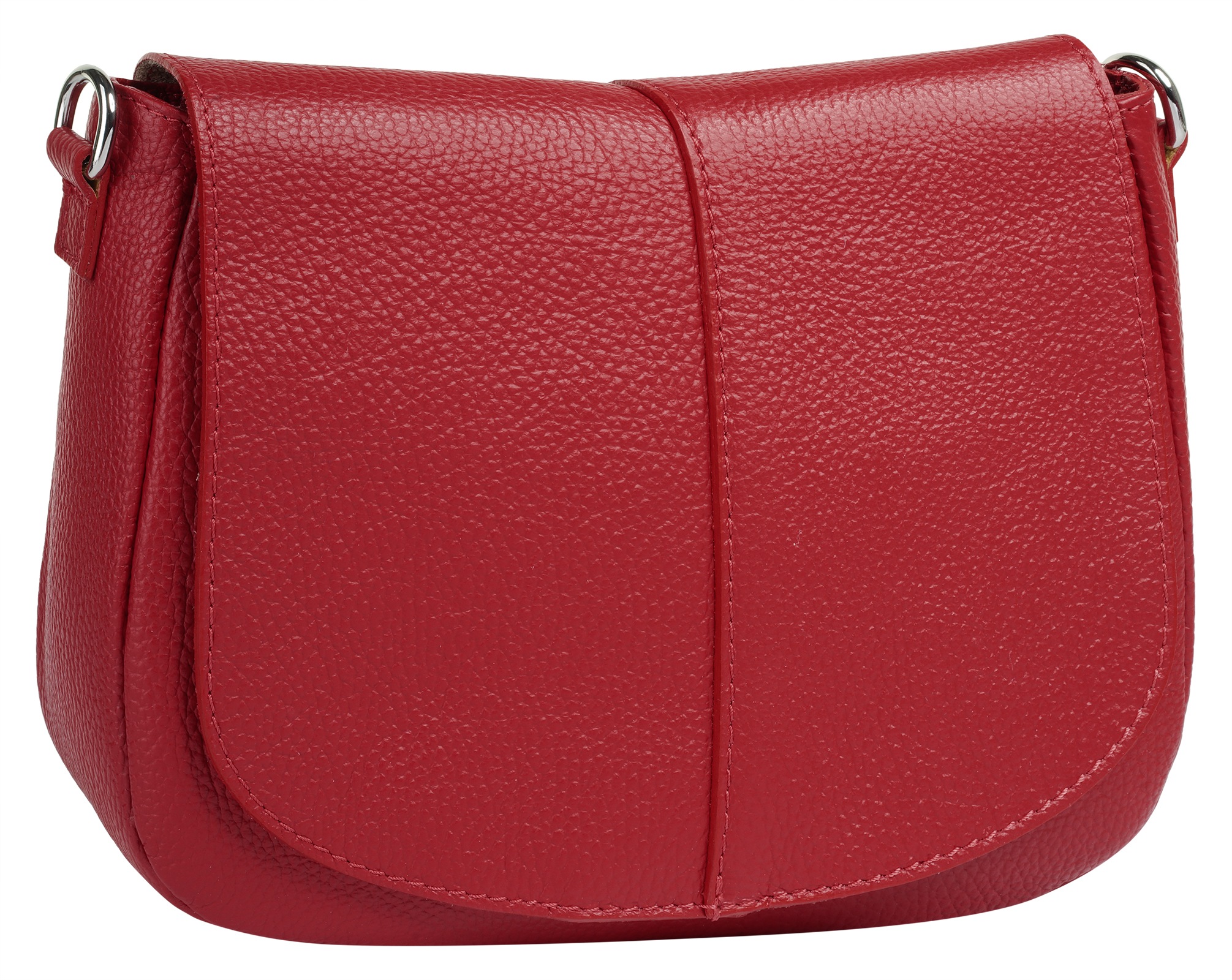 Cluty Umhängetasche, echt Leder, Made in Italy