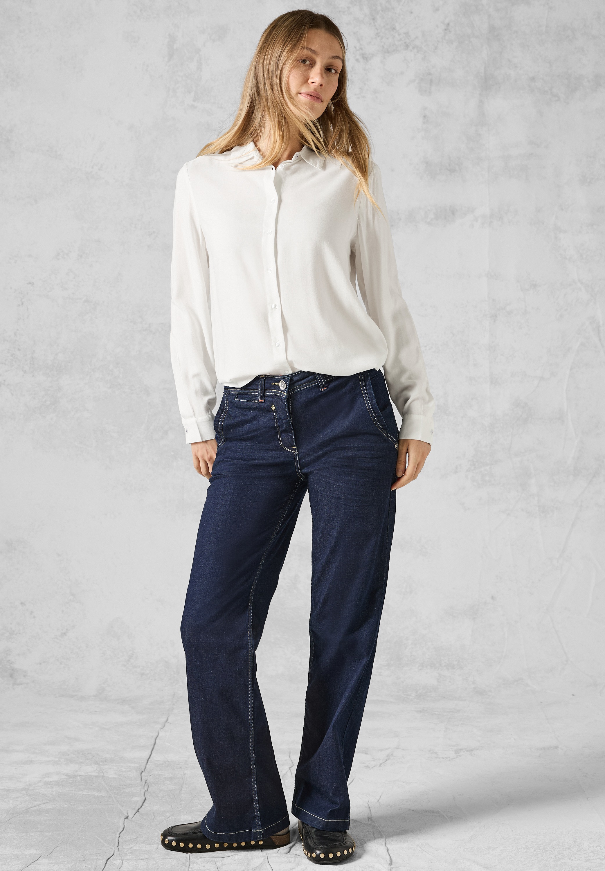 Thumbnail - Cecil Langarmbluse, mit dekorativer Knopfleiste