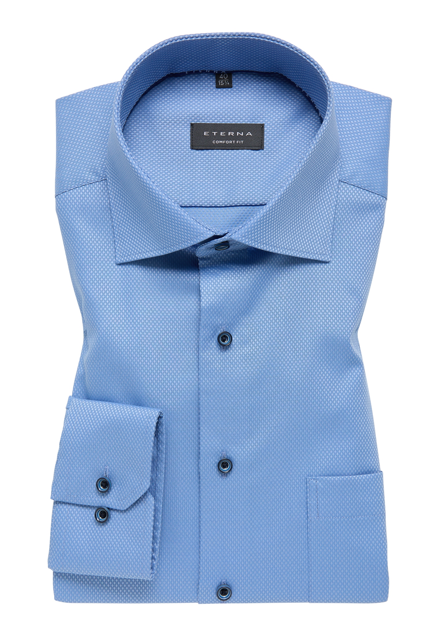 Eterna Langarmhemd »COMFORT FIT« NON IRON (bügelfrei)