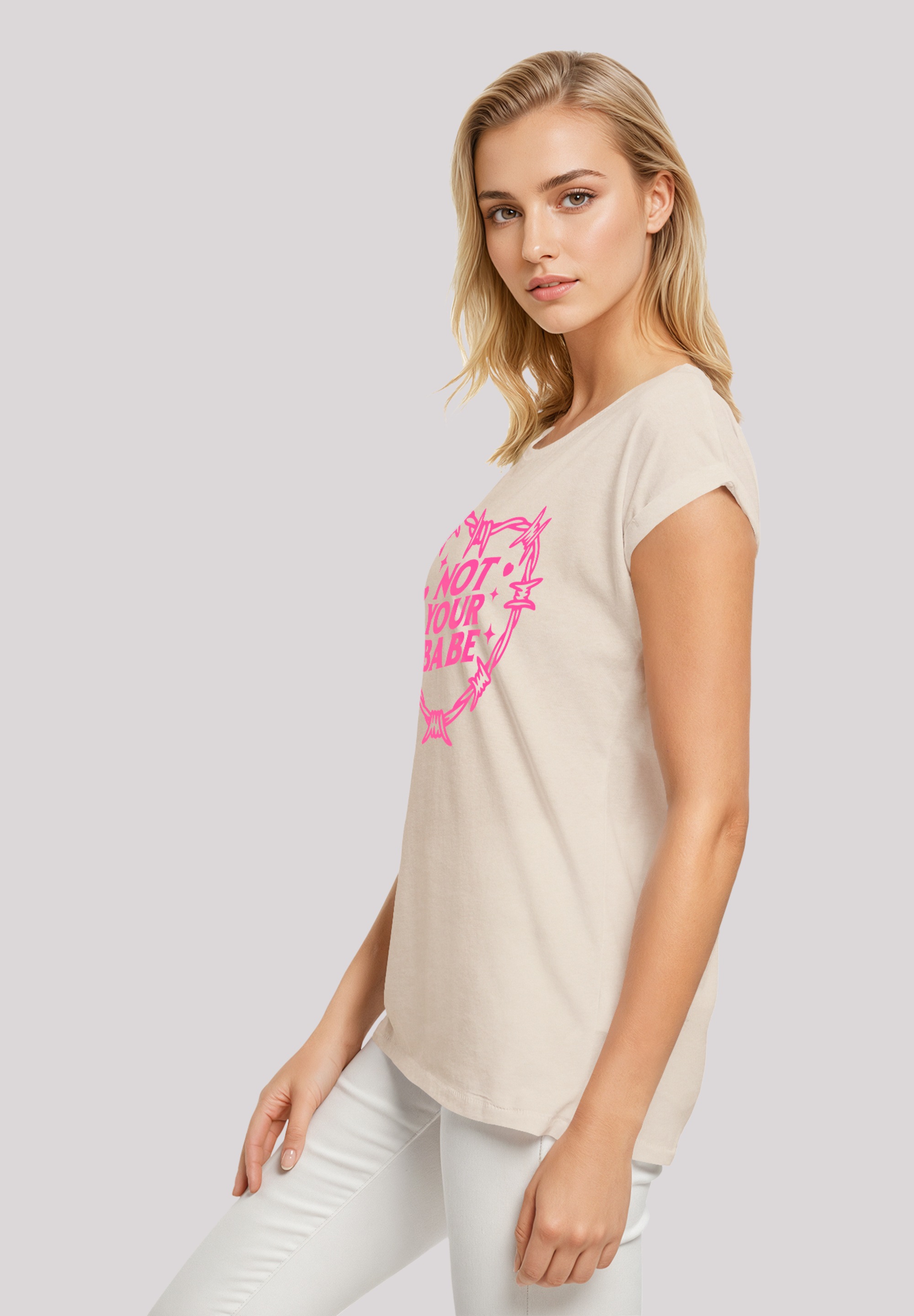 F4NT4STIC T-Shirt »Unabhängige Frau Not Your Babe Frauentag« Premium Qualität
