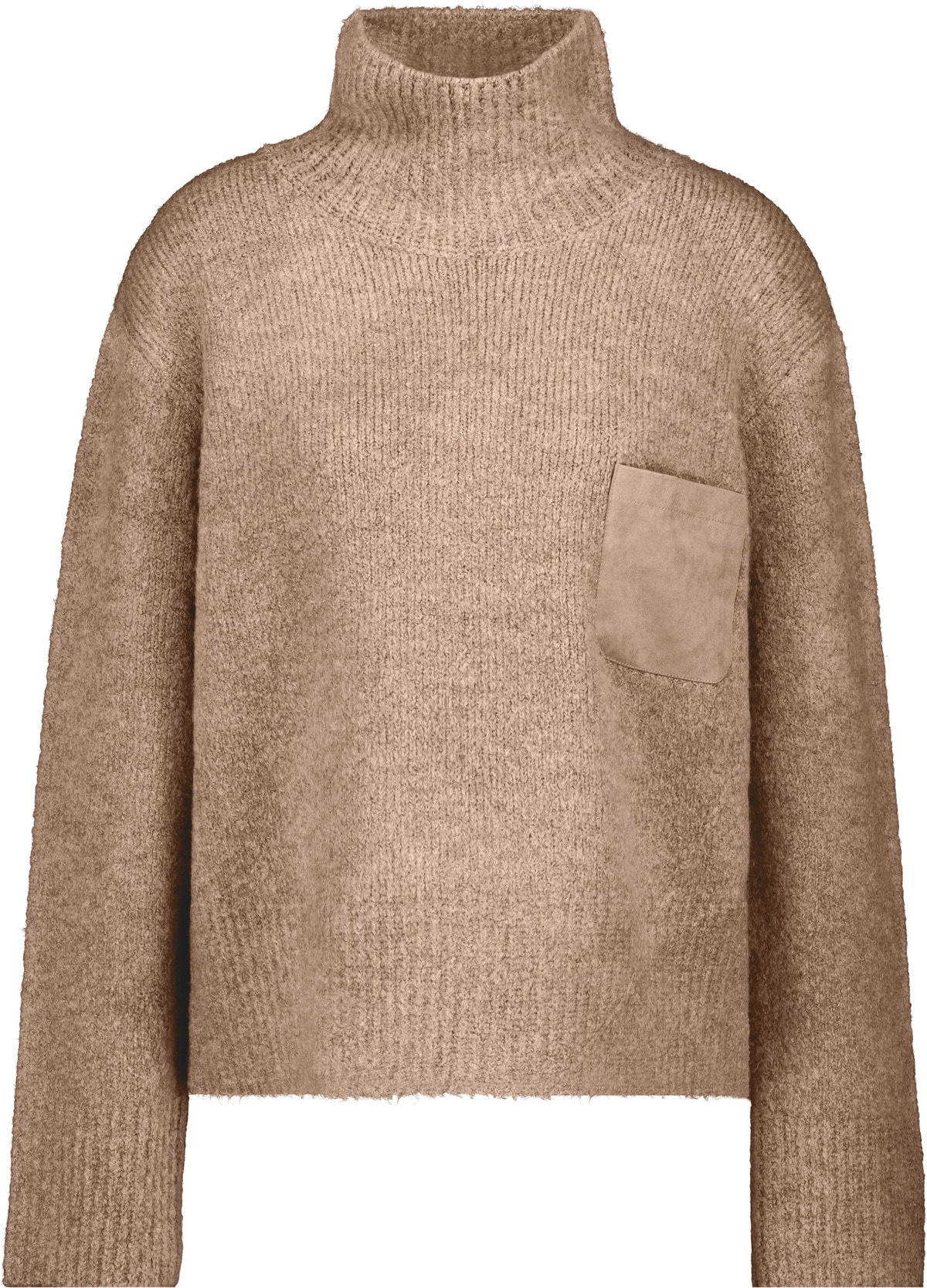 Monari Strickpullover »Pullover Flausch« Regular fit mit Stehkragen