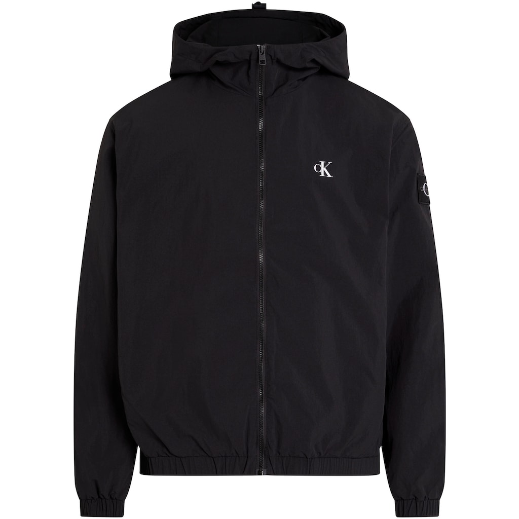 Calvin Klein Jeans Windbreaker »WINDBREAKER«, mit Kapuze, mit Calvin Klein Logo-Badge