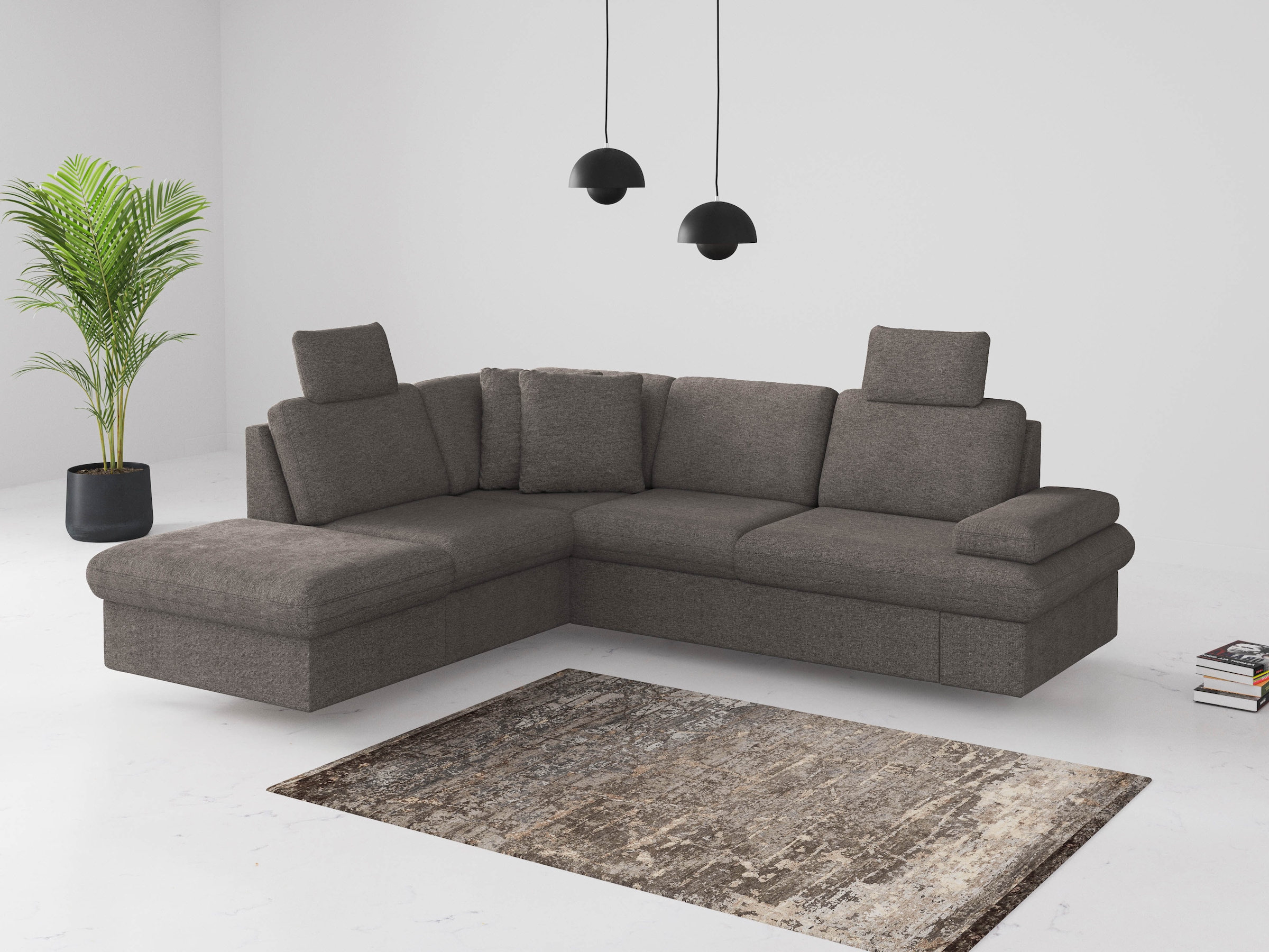 sit&more Ecksofa "Moreno", mit Armteilverstellung,wahlweise mit Bettfunktio günstig online kaufen