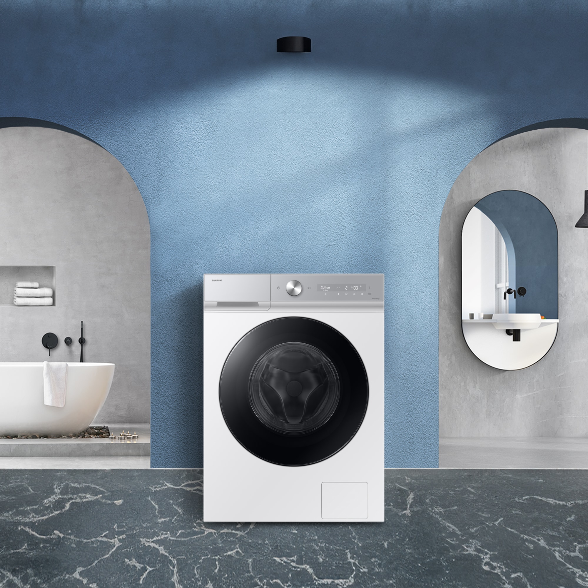 Samsung Waschtrockner »WD11DB8B85GHU2« WD8400D 11 kg /6 kg 72 dB(A) Quick Drive™ Option – Volle Waschleistung. Halbe Zeit