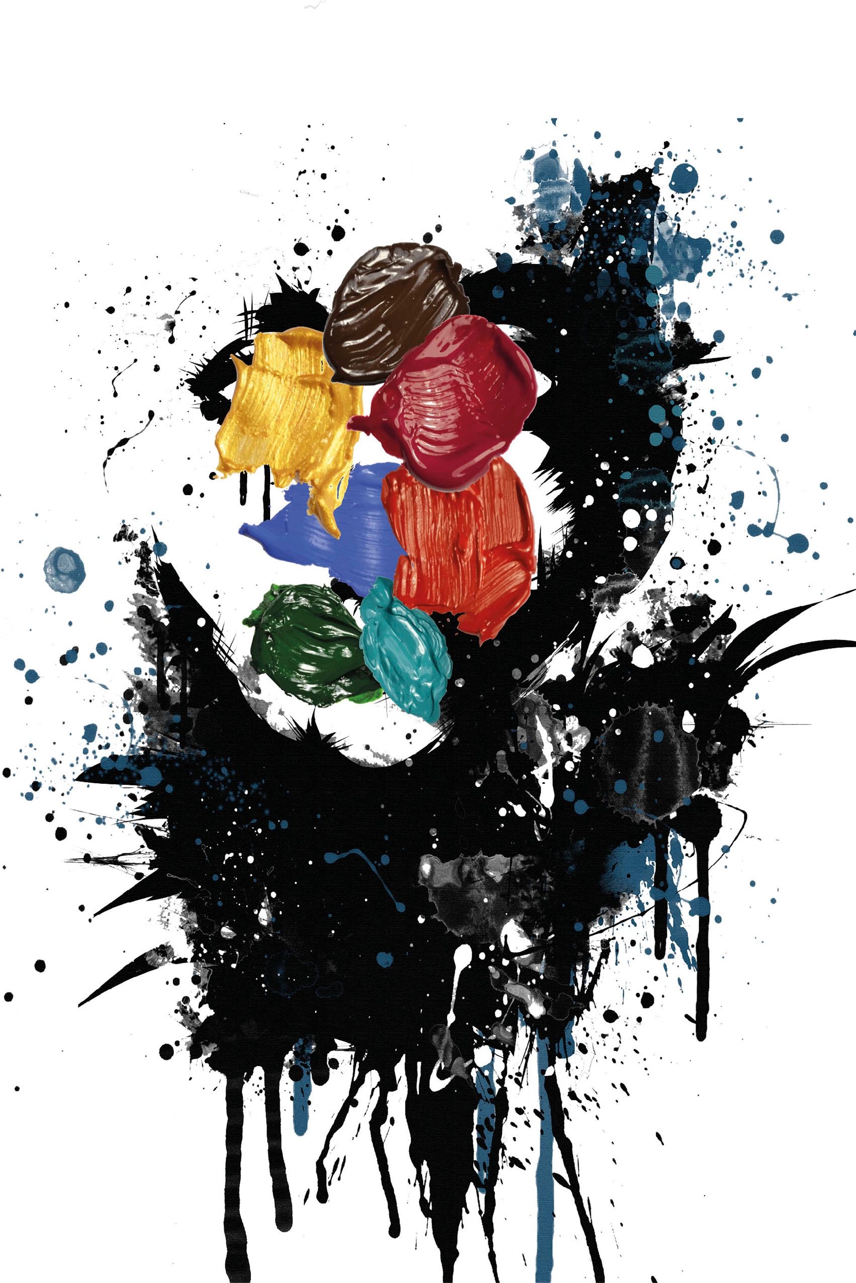 queence Leinwandbild "Kunstwerk" Abstrakt  Abstrakte  Kunst  klassische Fan günstig online kaufen