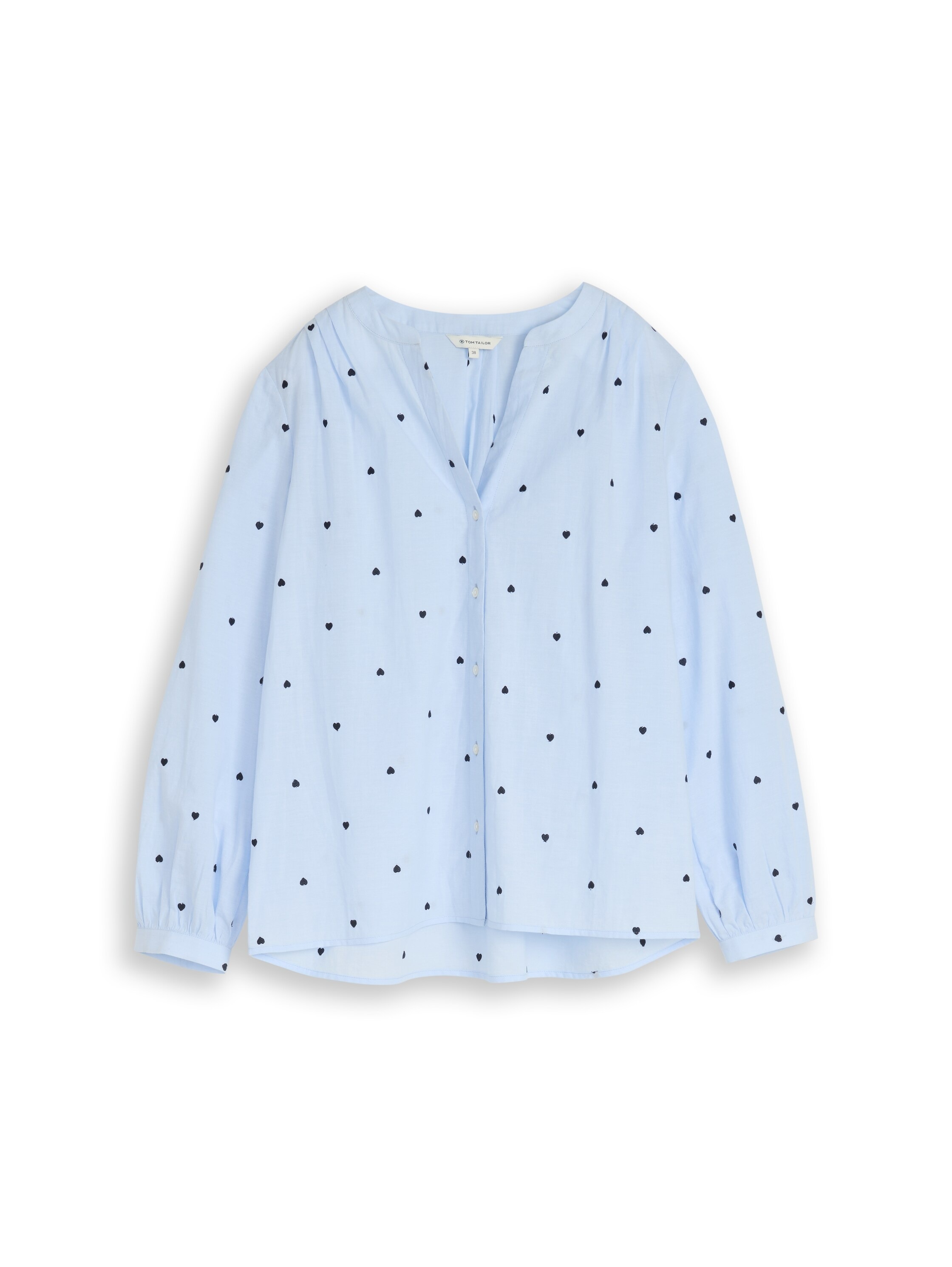 TOM TAILOR Klassische Bluse mit All-Over Print
