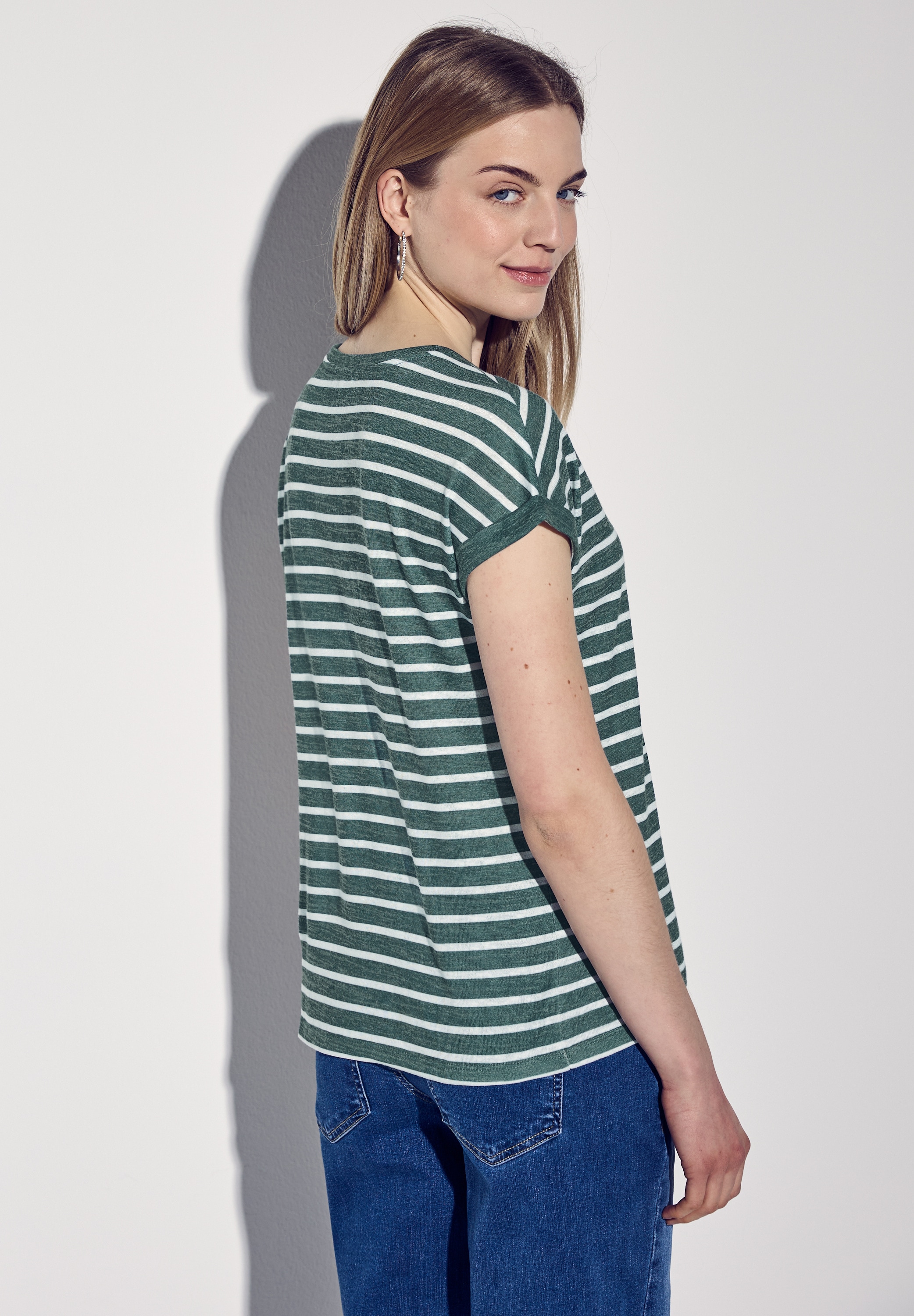 STREET ONE Shirttop, mit Streifenmuster