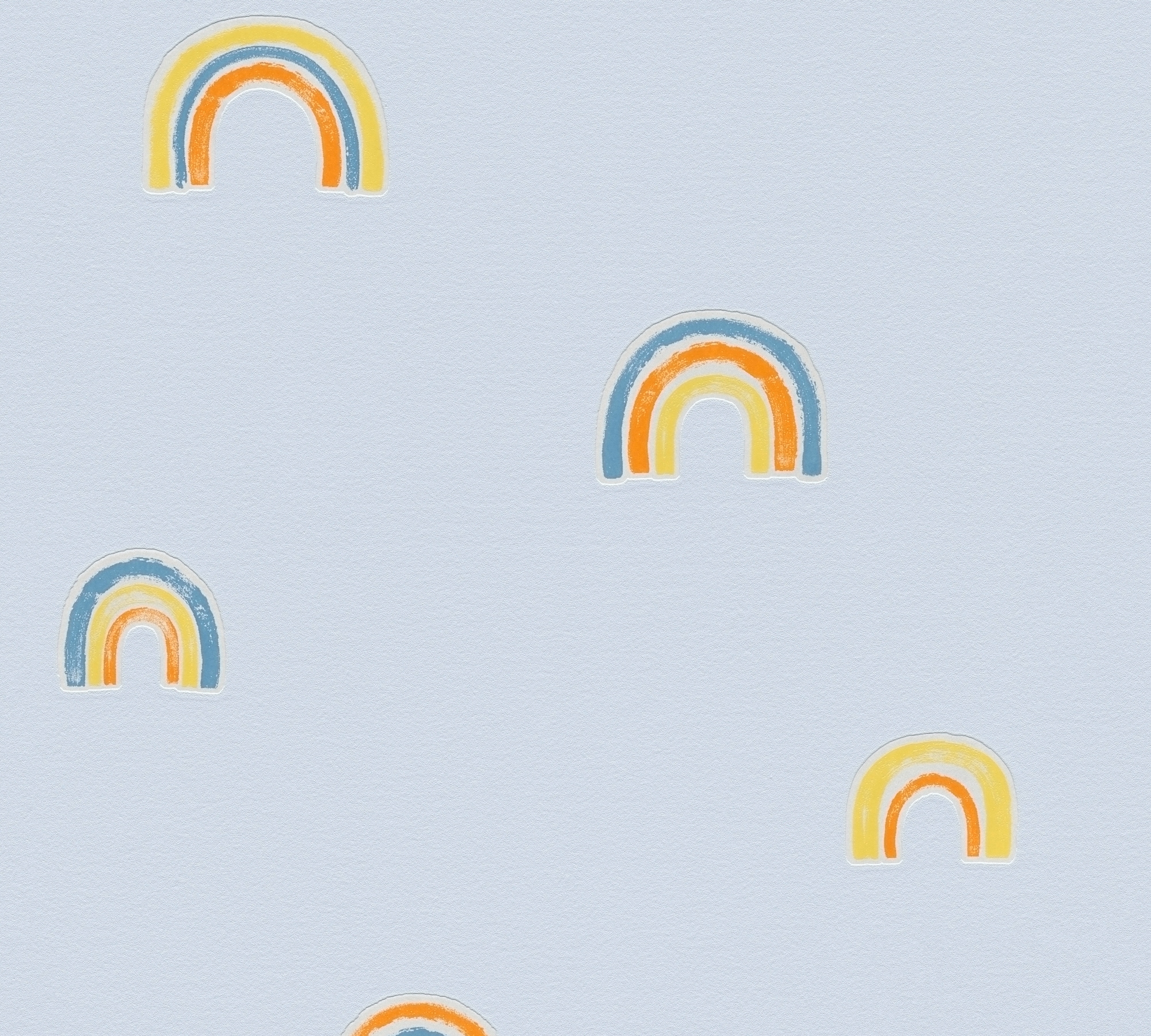 living walls Vliestapete »Kids Studio Regenbogen – Vliestapete für Kinder« Motiv | grafisch | leicht glänzend glatt Handgezeichnete Regenbögen in freundlichen Pastellfarben