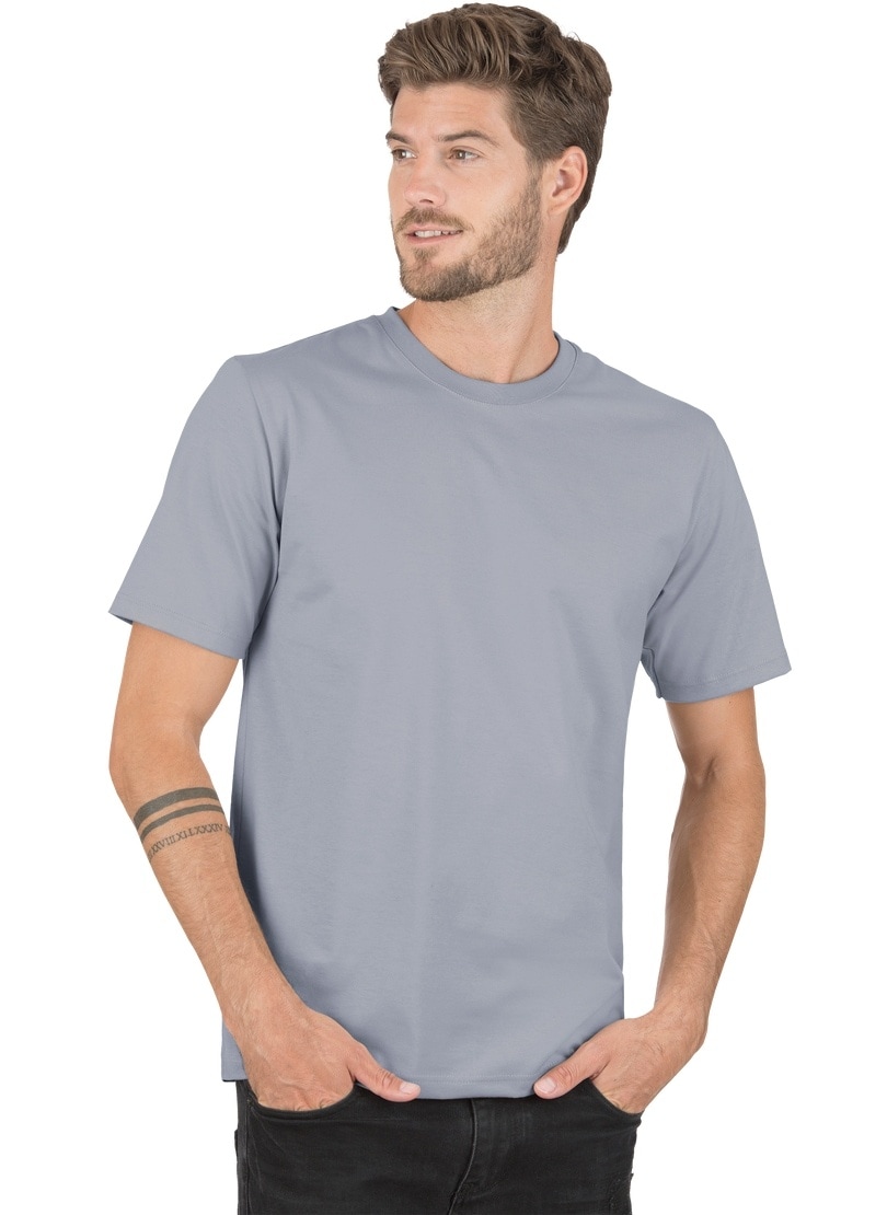 Trigema T-Shirt "TRIGEMA T-Shirt DELUXE Baumwolle" 1 Stk. tlg. günstig online kaufen