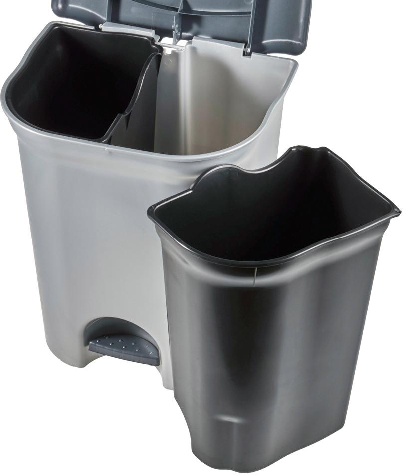 keeeper "torge" 2 Behälter Treteimer 2x 11l, m. 2 Abfallbehältern, Made in günstig online kaufen