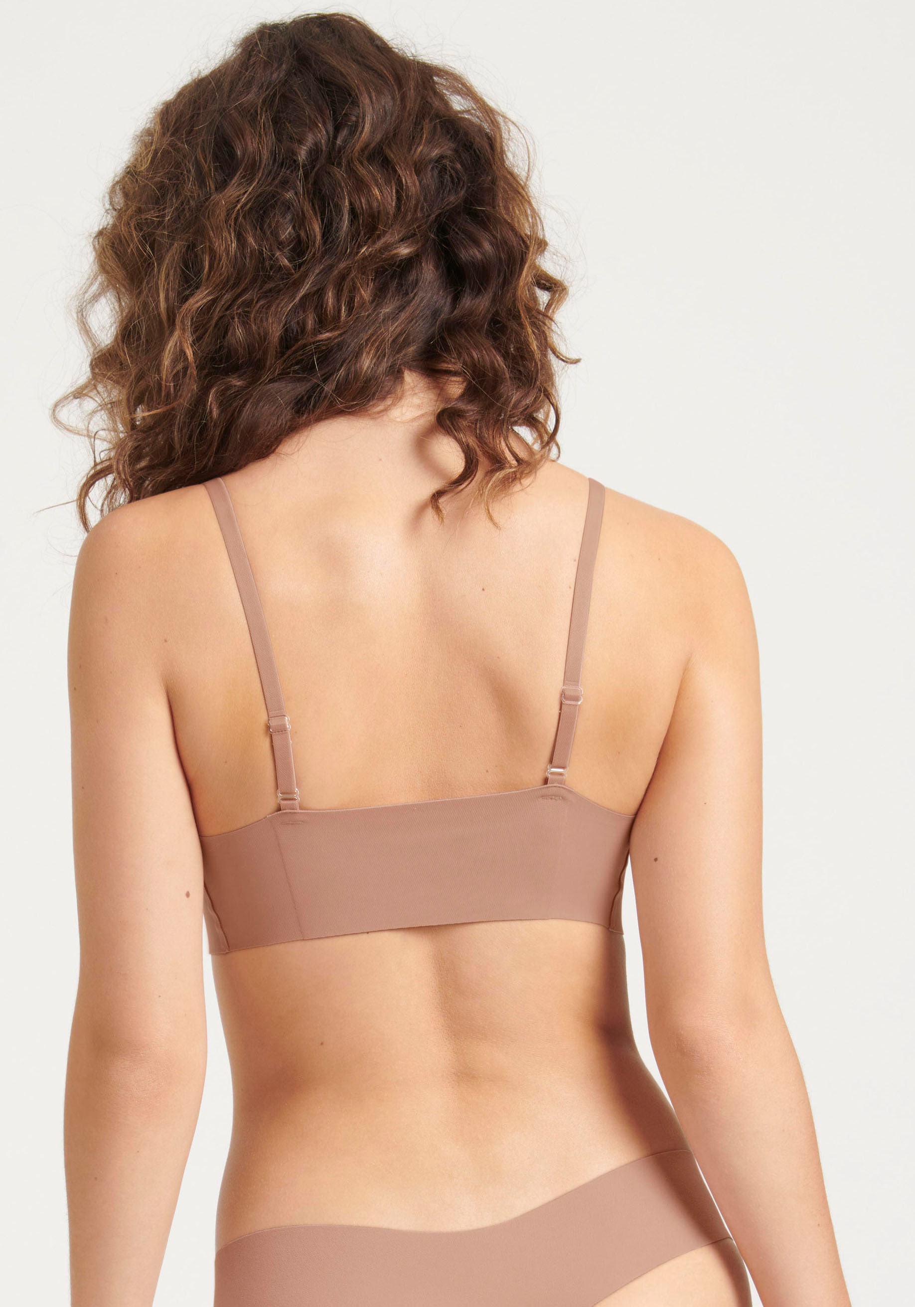 sloggi Bustier »ZERO Microfibre 2.0 Bralette«, ohne Bügel mit herausnehmbaren Pads