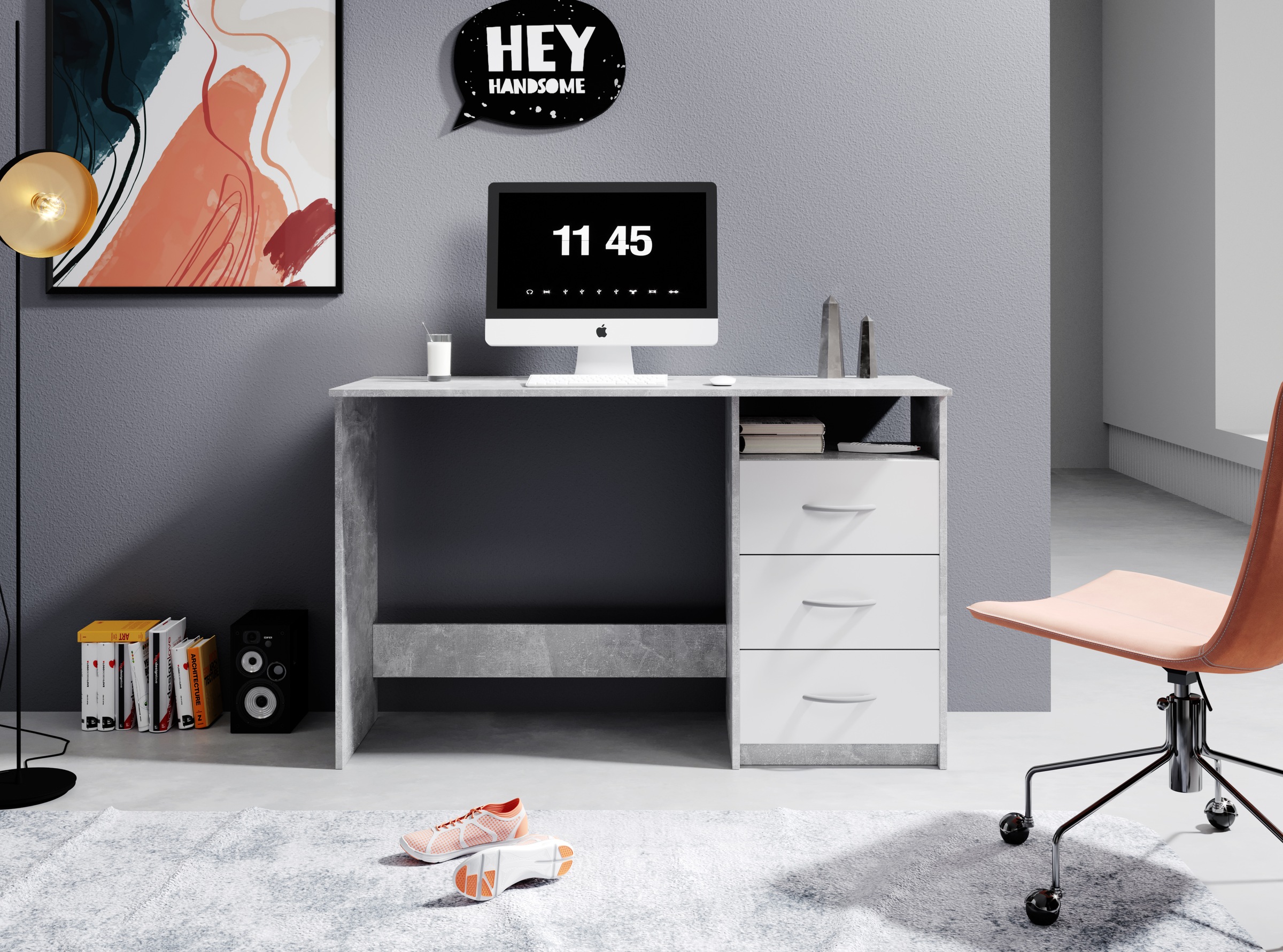 BEGA OFFICE Schreibtisch "Adria, Computertisch,", Schubkästen rechts oder l günstig online kaufen