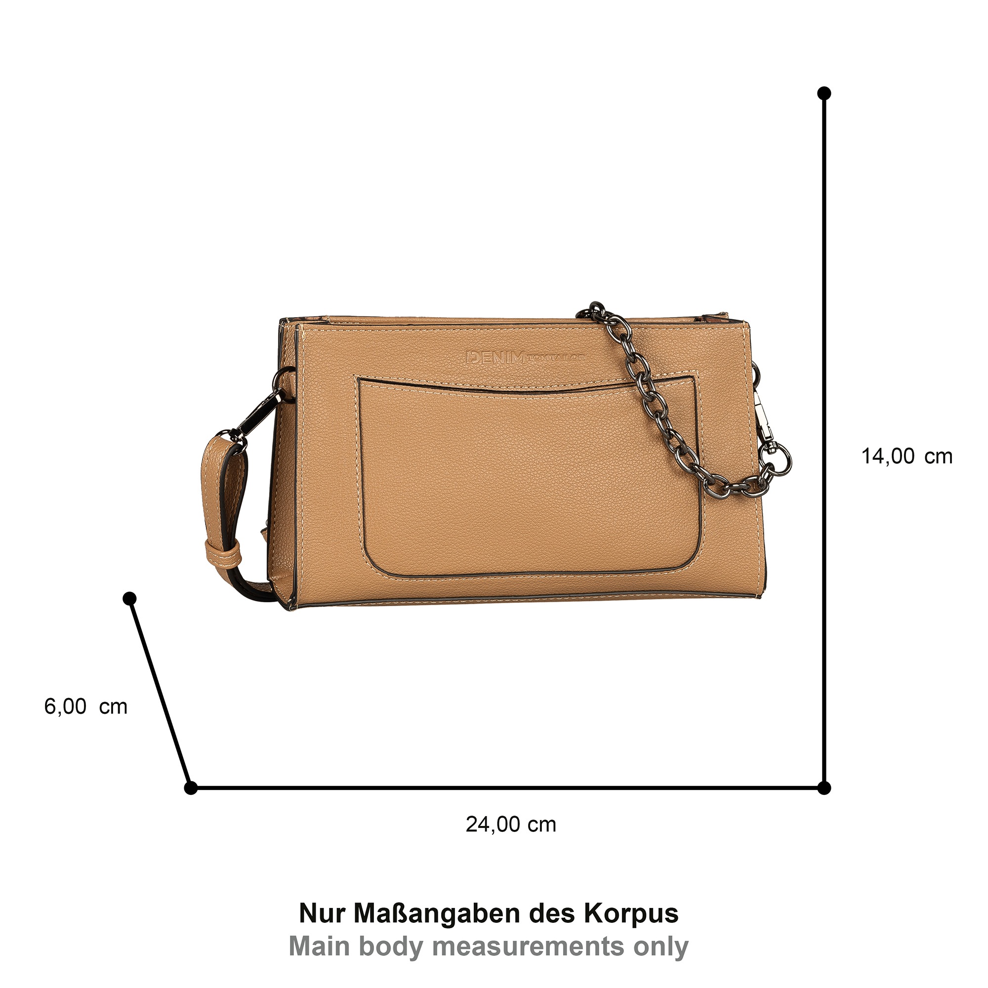 TOM TAILOR Denim Umhängetasche "Lennon" Damen Schultertasche, Handtasche mi günstig online kaufen