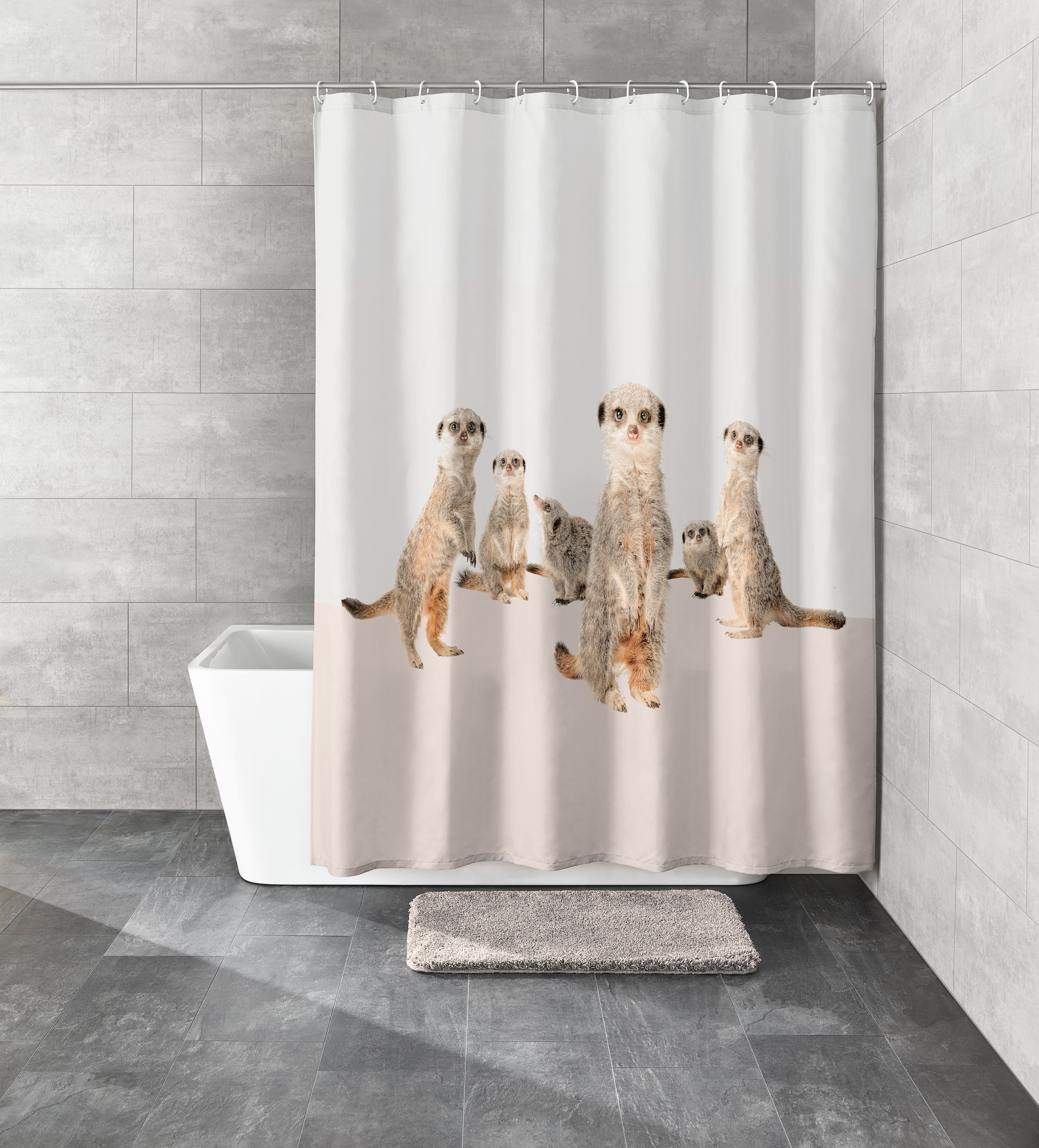 Kleine Wolke Duschvorhang "Surie" Breite 180 cm Set günstig online kaufen