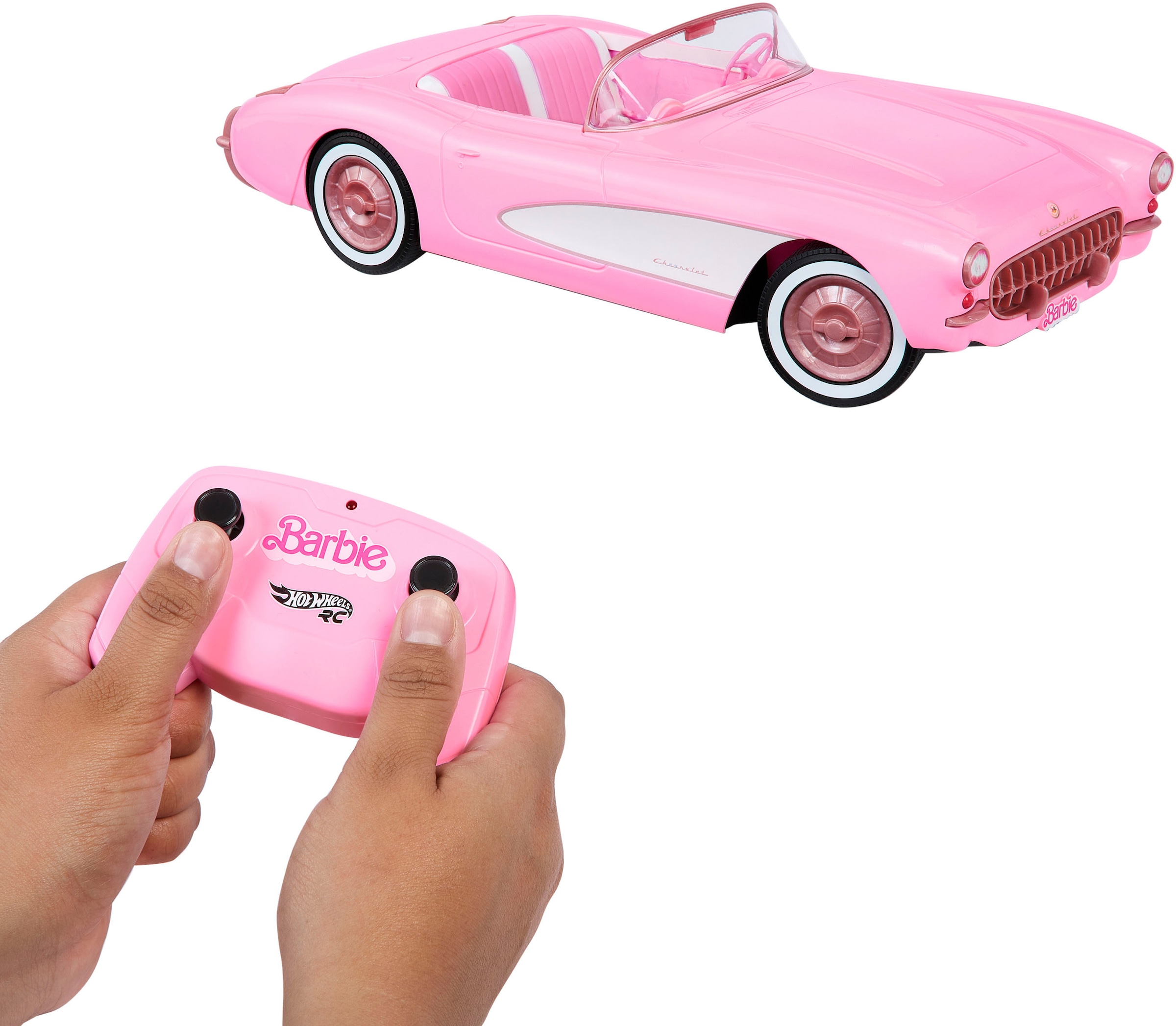 Barbie RC-Auto »Hot Wheels Barbie The Movie, RC Corvette Cabrio«