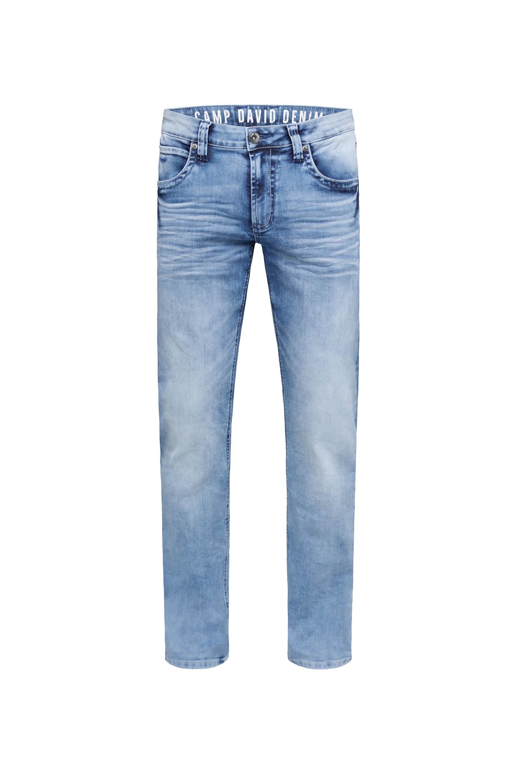 CAMP DAVID Regular-fit-Jeans, mit Wrinkle-Effekten