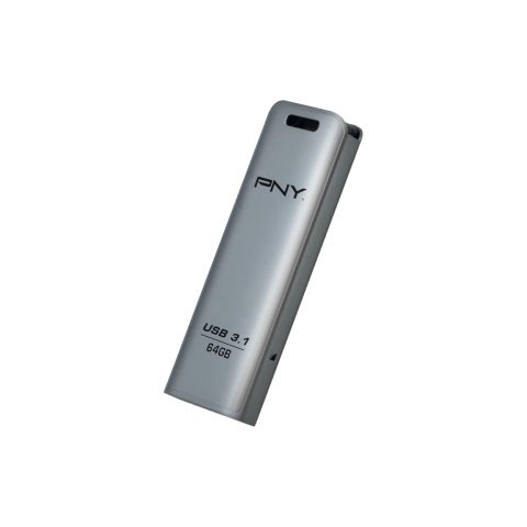 PNY USB-Stick »Elite Steel 32GB« (64GB GB USB 3.2 Lesegeschwindigkeit 20 MB/s)