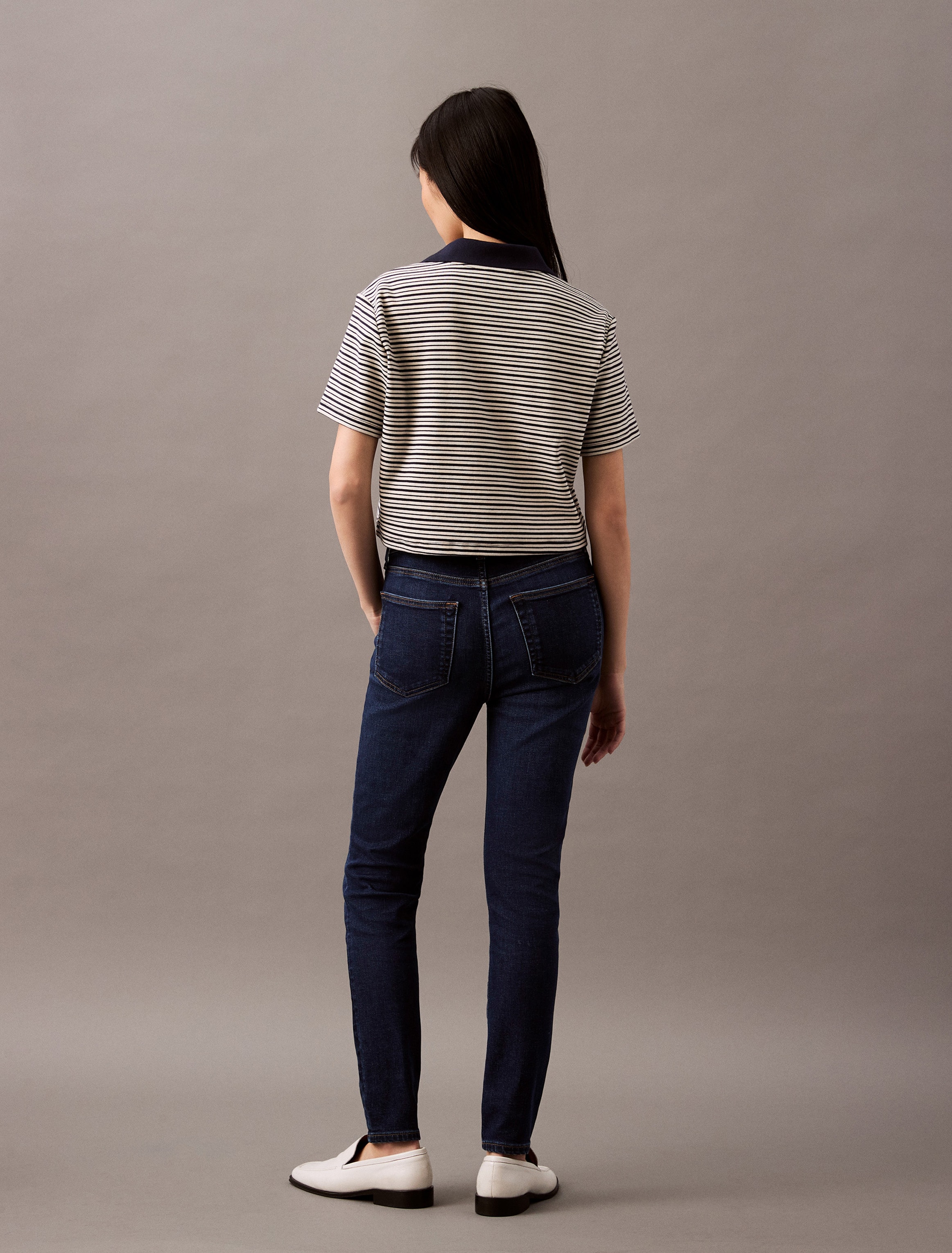 Calvin Klein Jeans Skinny-fit-Jeans »MID RISE SKINNY«, Mit Gürtelschlaufen