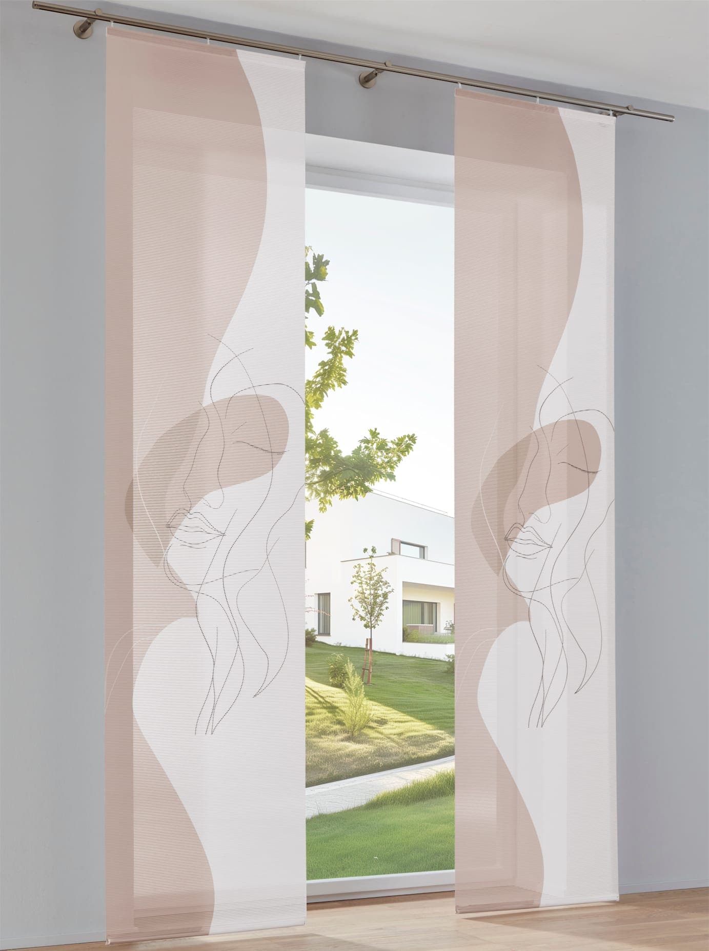 heine home Schiebegardine Klettschiene 1 Stk. tlg. günstig online kaufen